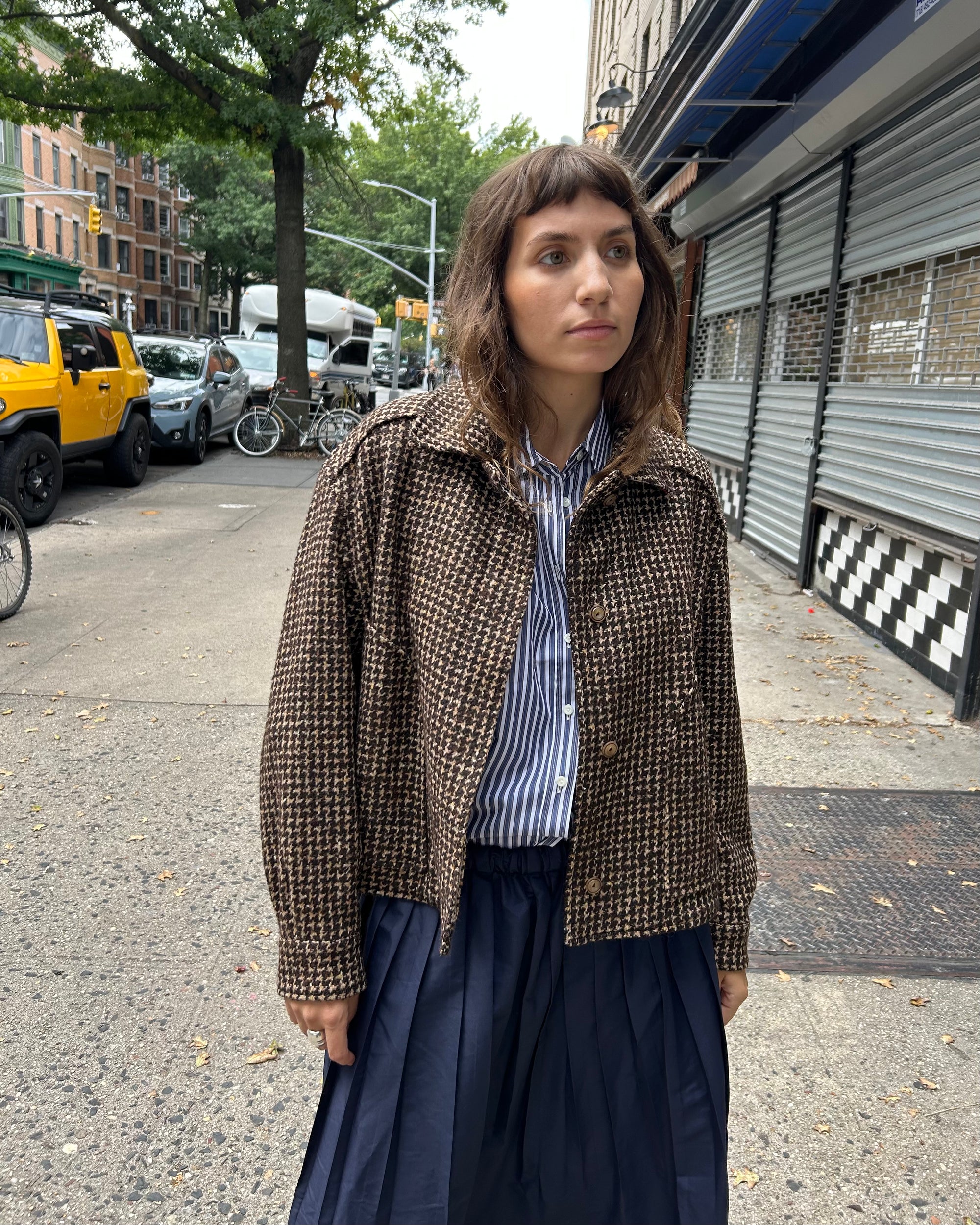 Bambino Jacket in Chocolate/Camel