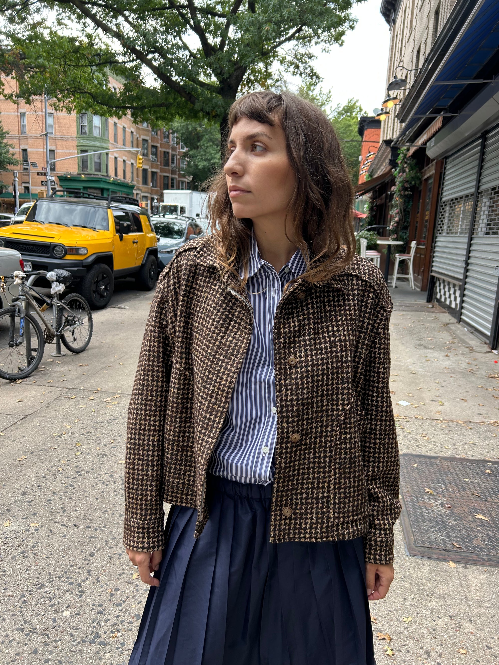 Bambino Jacket in Chocolate/Camel