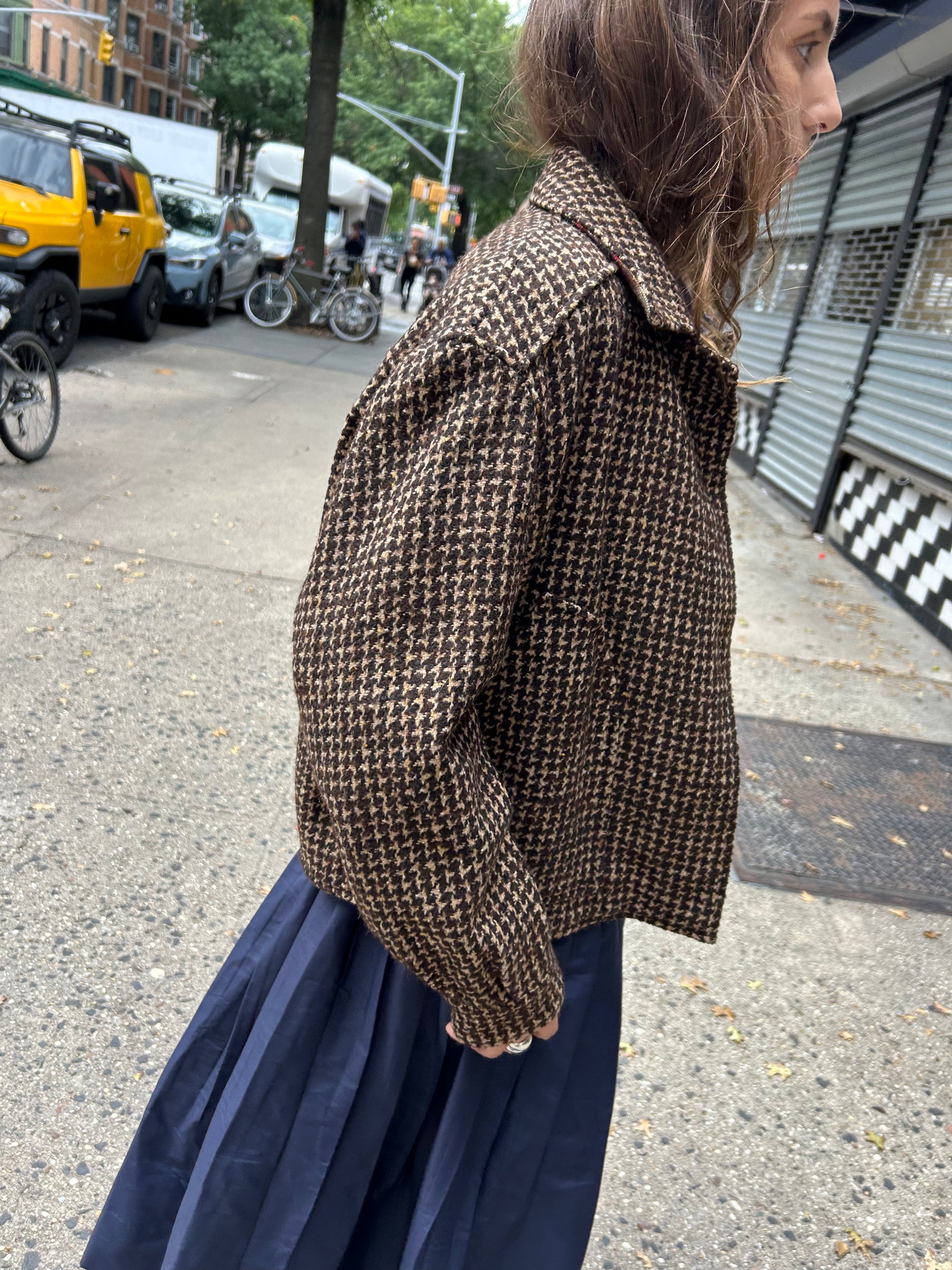 Bambino Jacket in Chocolate/Camel