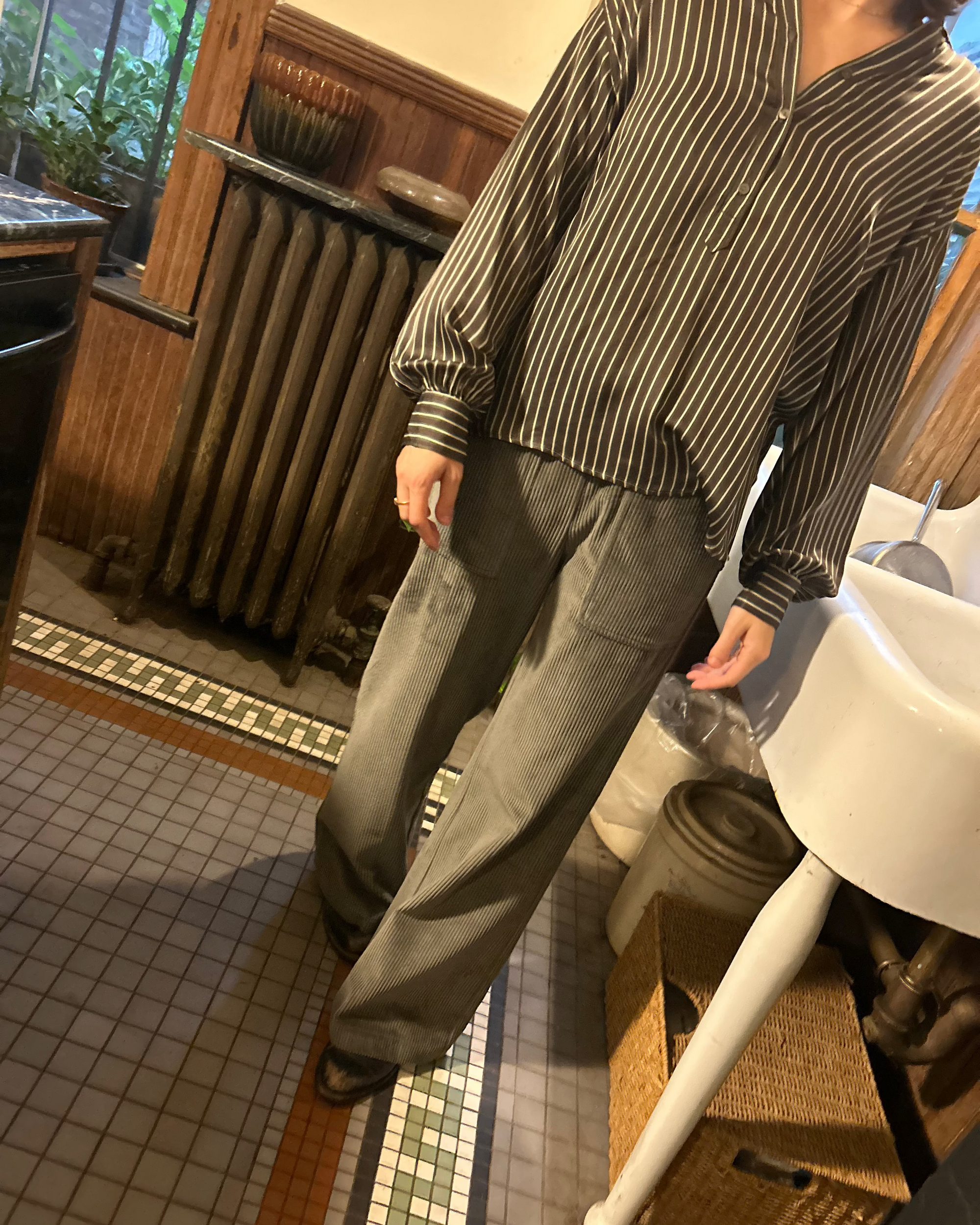 Perillo Cords in Kaki
