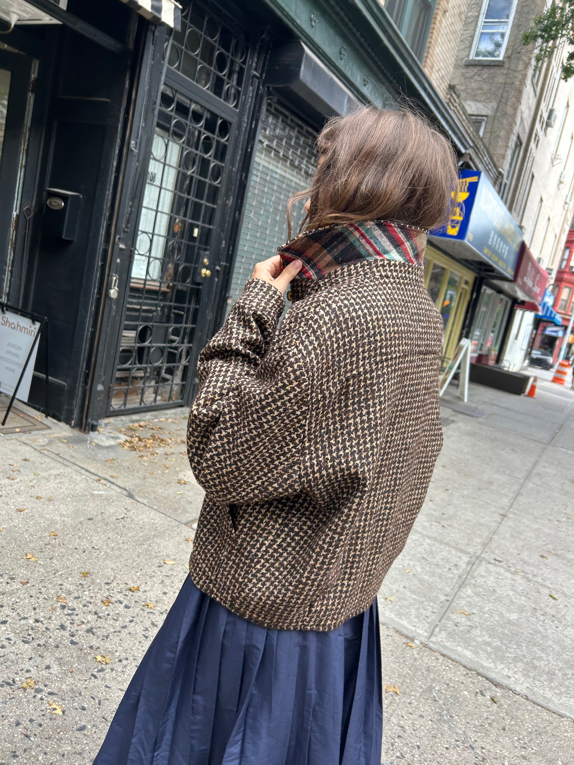 Bambino Jacket in Chocolate/Camel