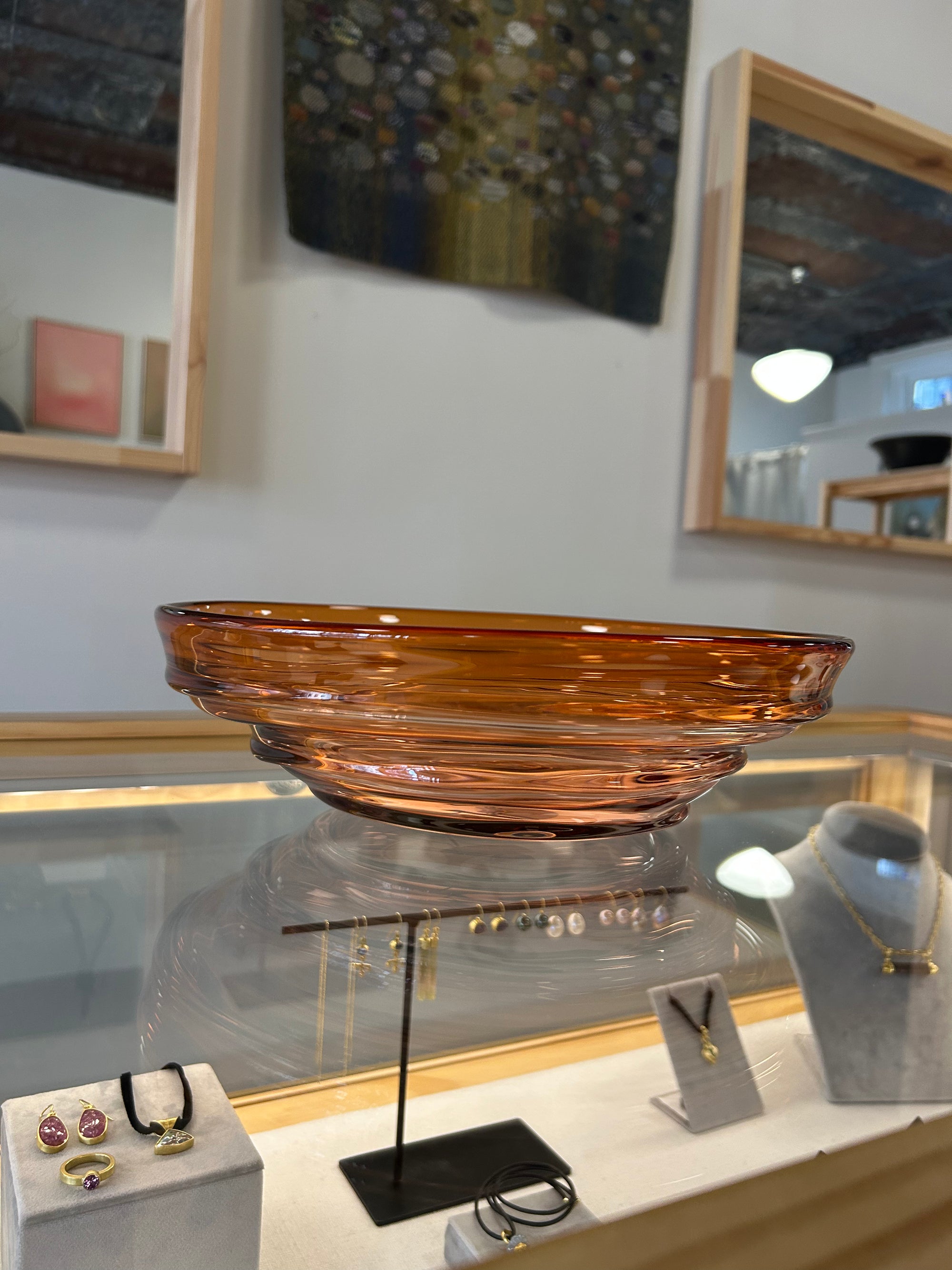 Textured Bowl in Apricot