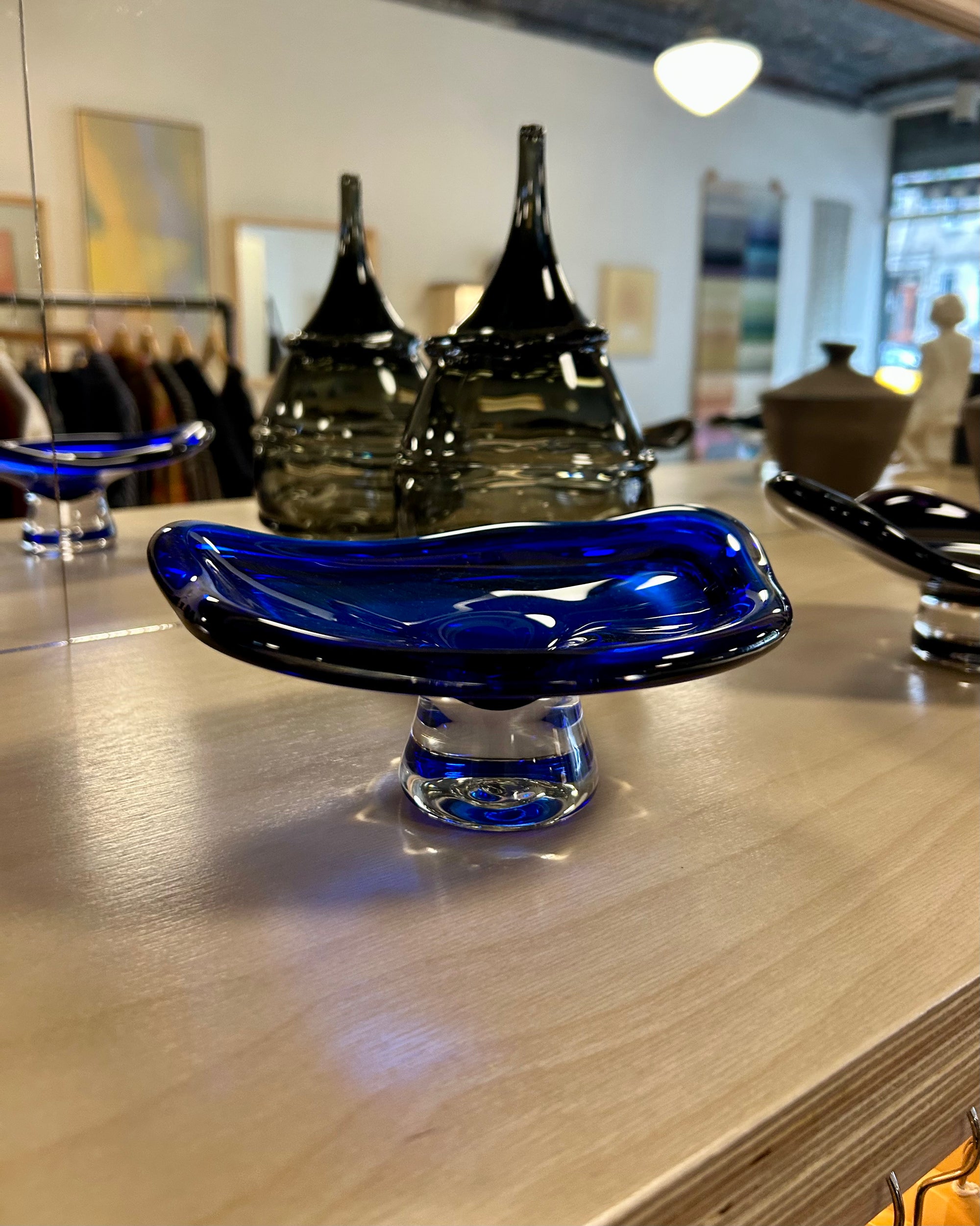 Mini Shizuku Platter in Cerulean