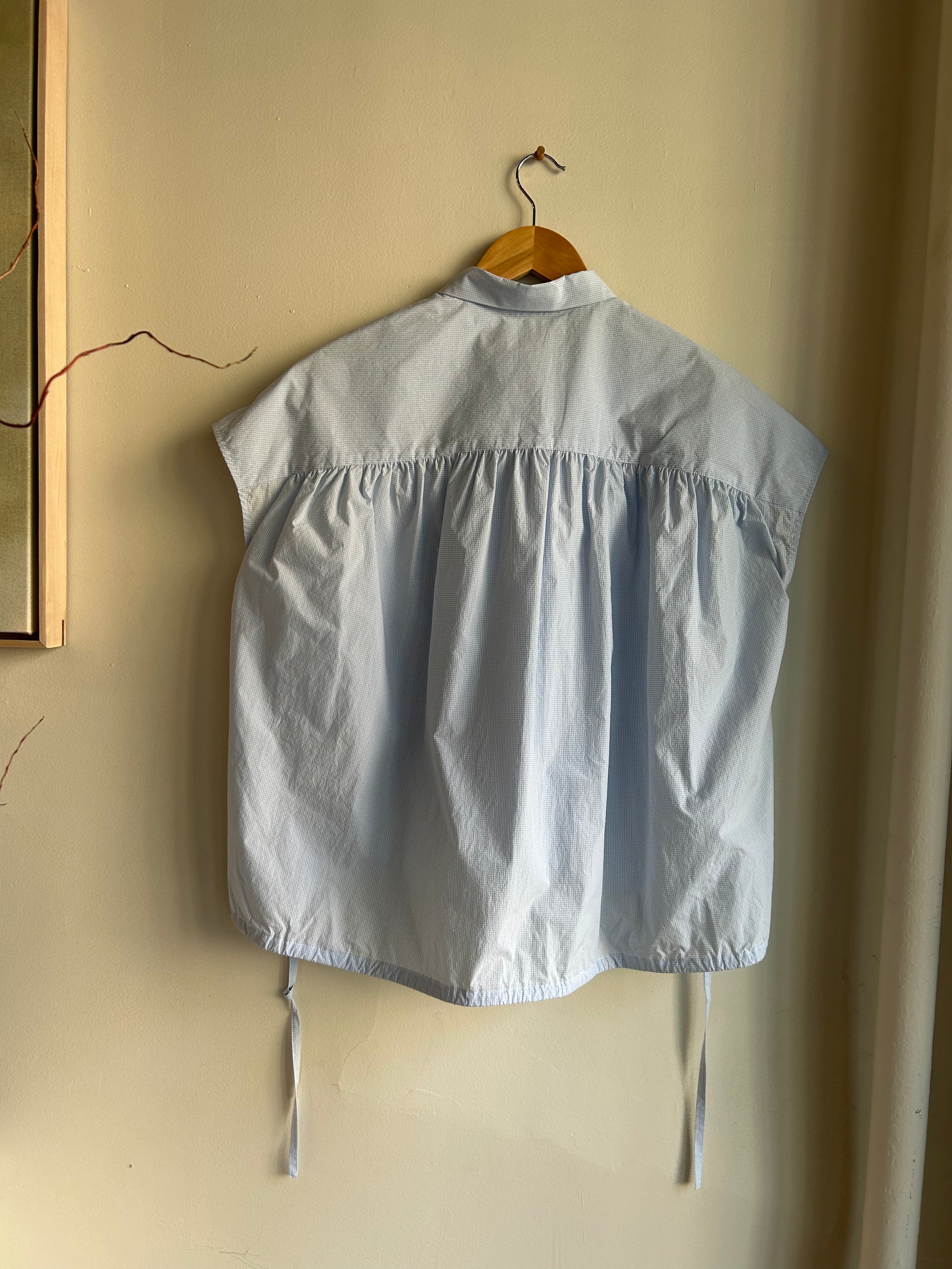 Tender Top in Sax Blue Check