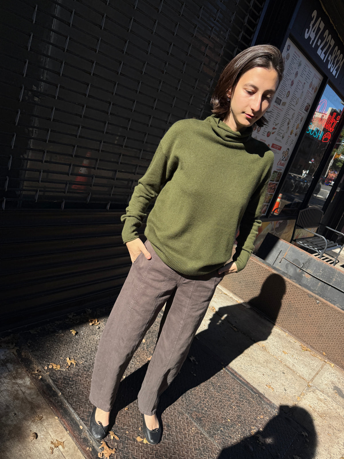 CT26323 Sweater in Khaki