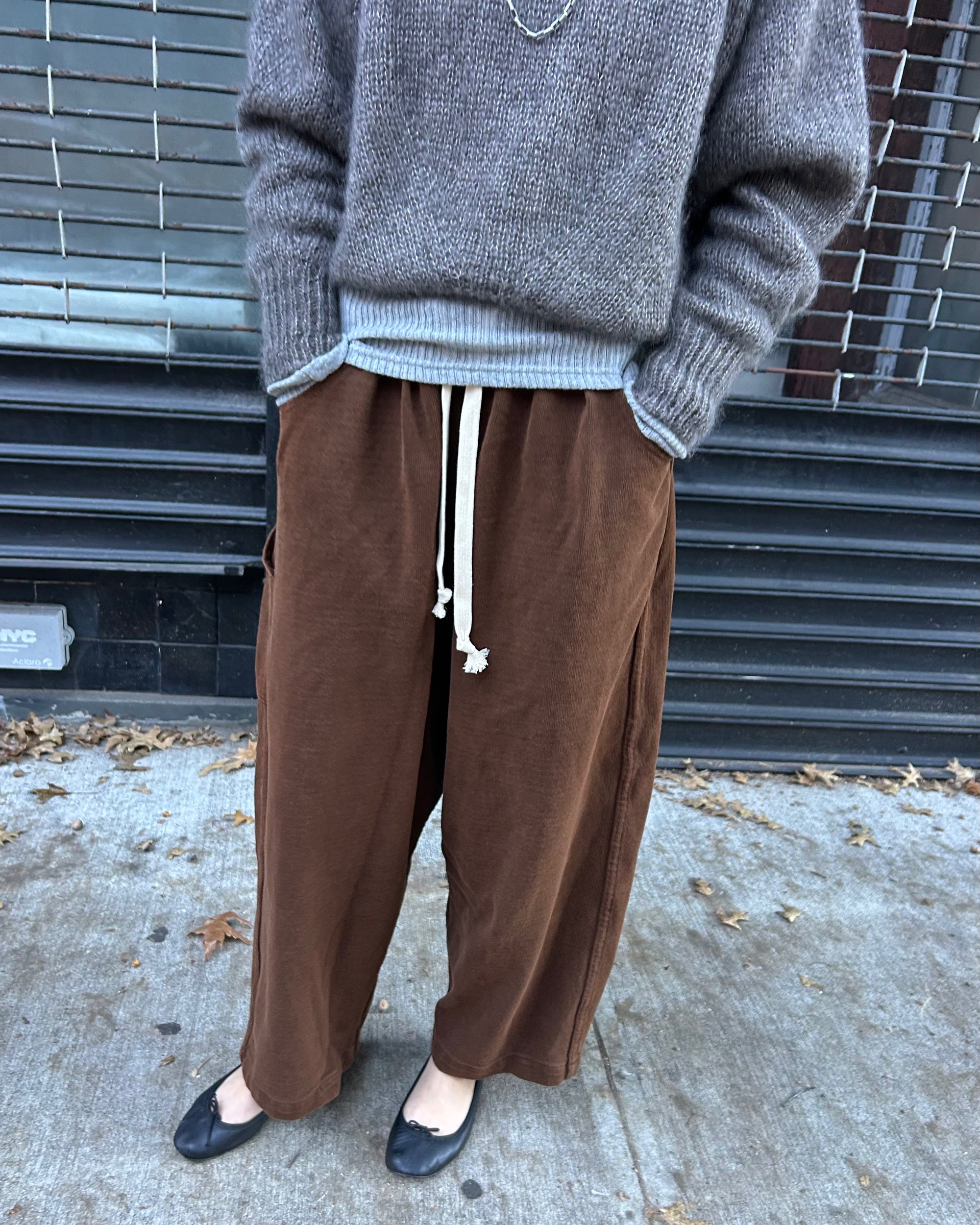 Rugby Balloon Pant in Cocoa