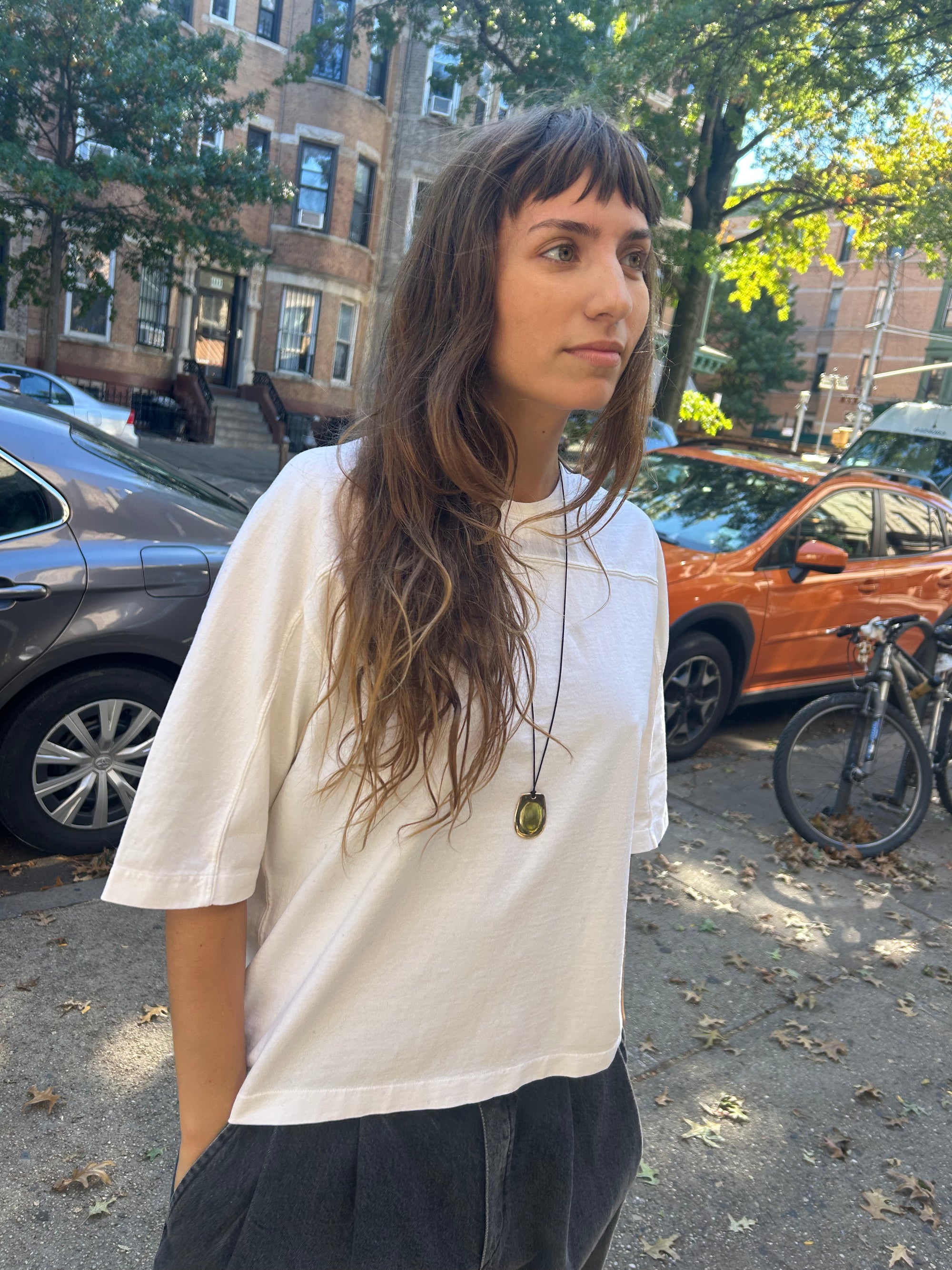 Community Football Tee in Cloud