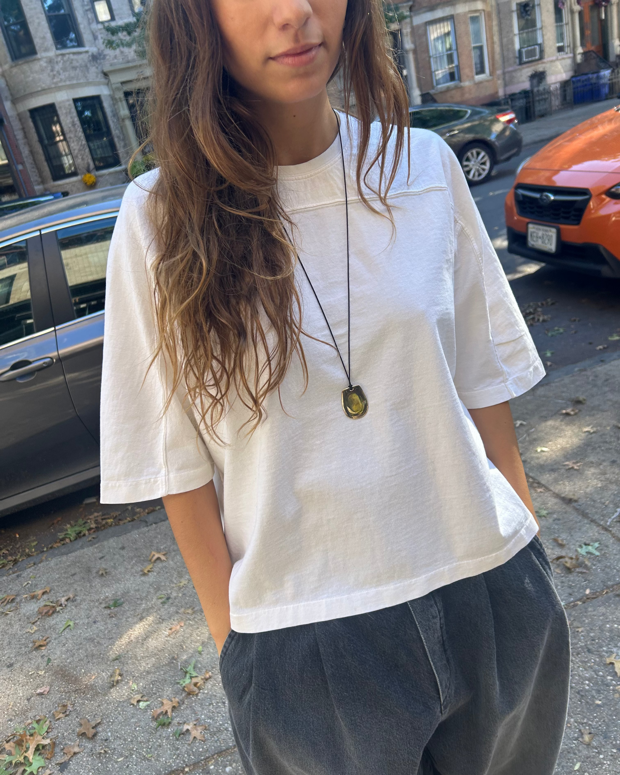 Community Football Tee in Cloud