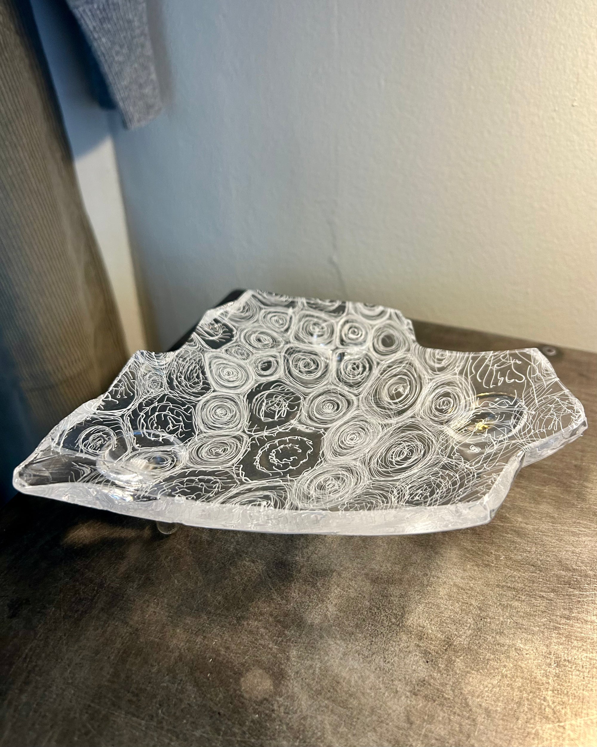 Murrini Dish in White