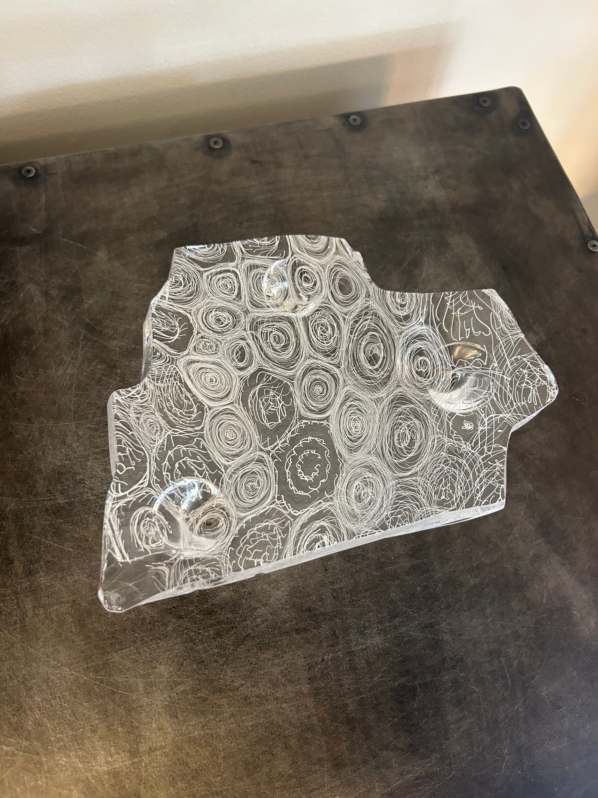 Murrini Dish in White