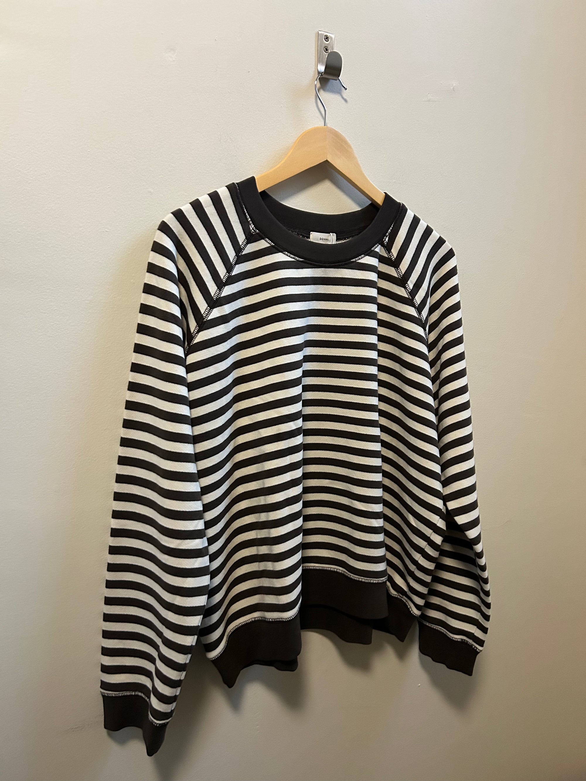 The Stripe Eco-Terry Crewneck