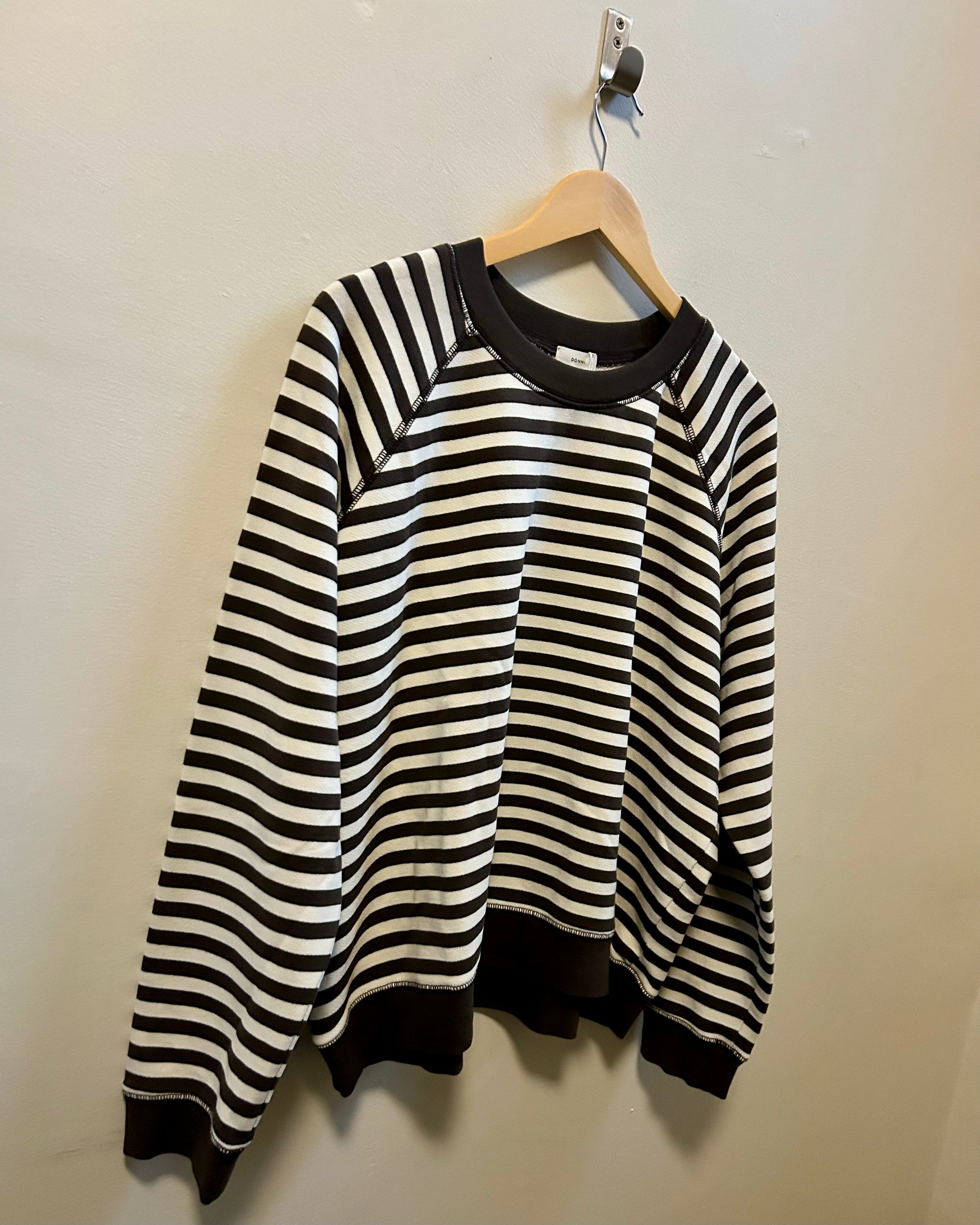 The Stripe Eco-Terry Crewneck