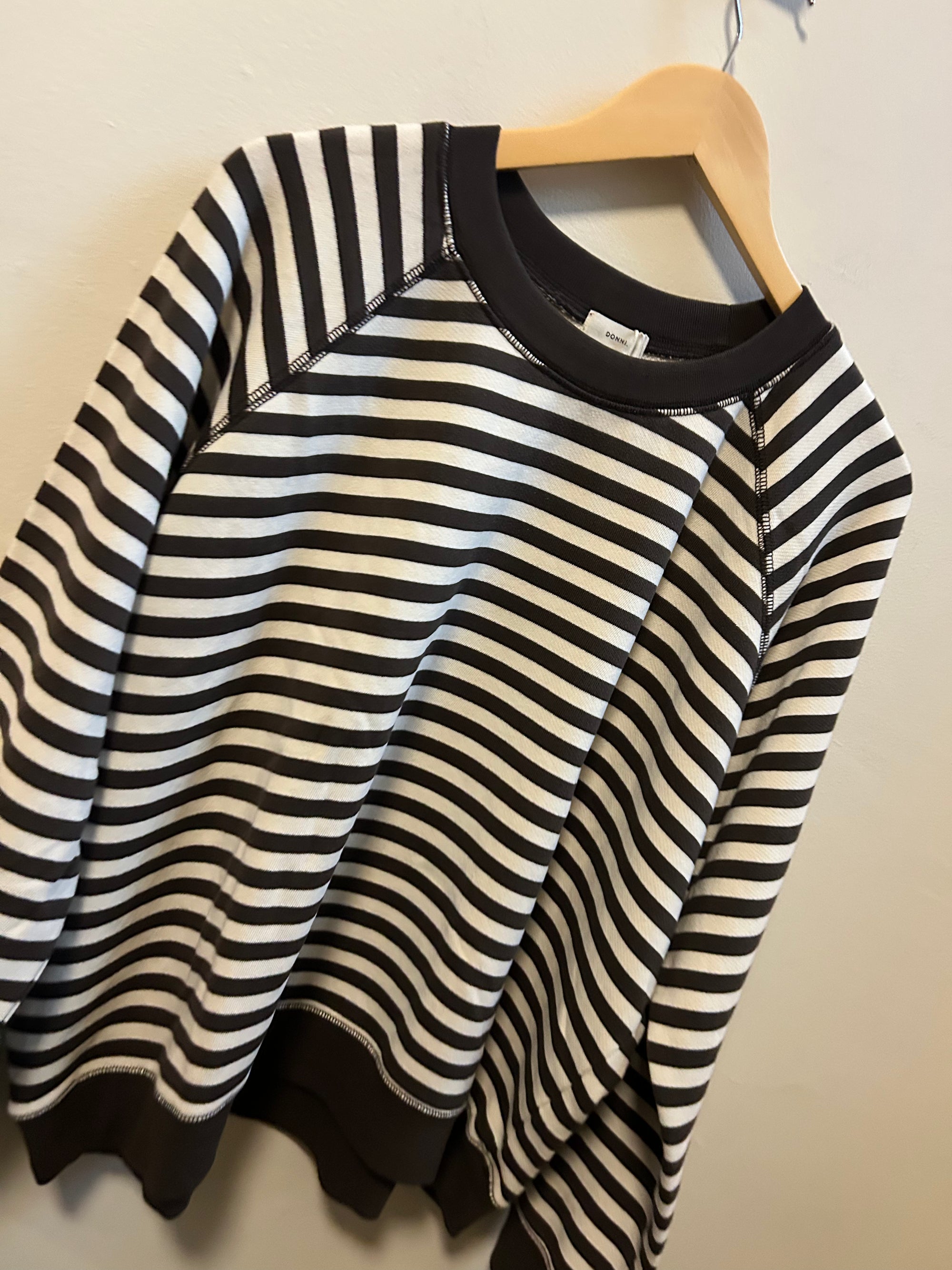 The Stripe Eco-Terry Crewneck