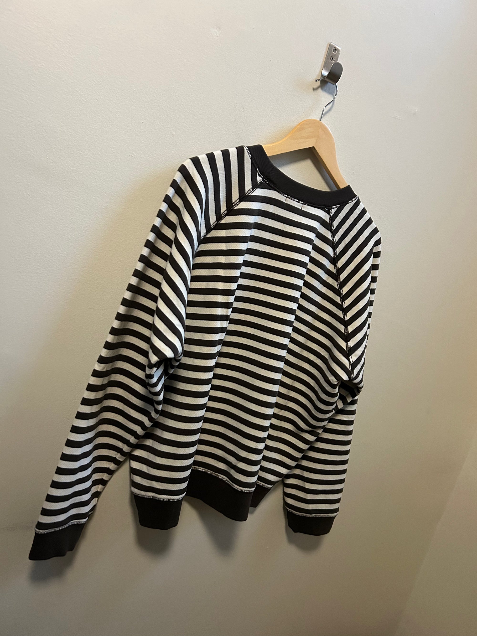 The Stripe Eco-Terry Crewneck