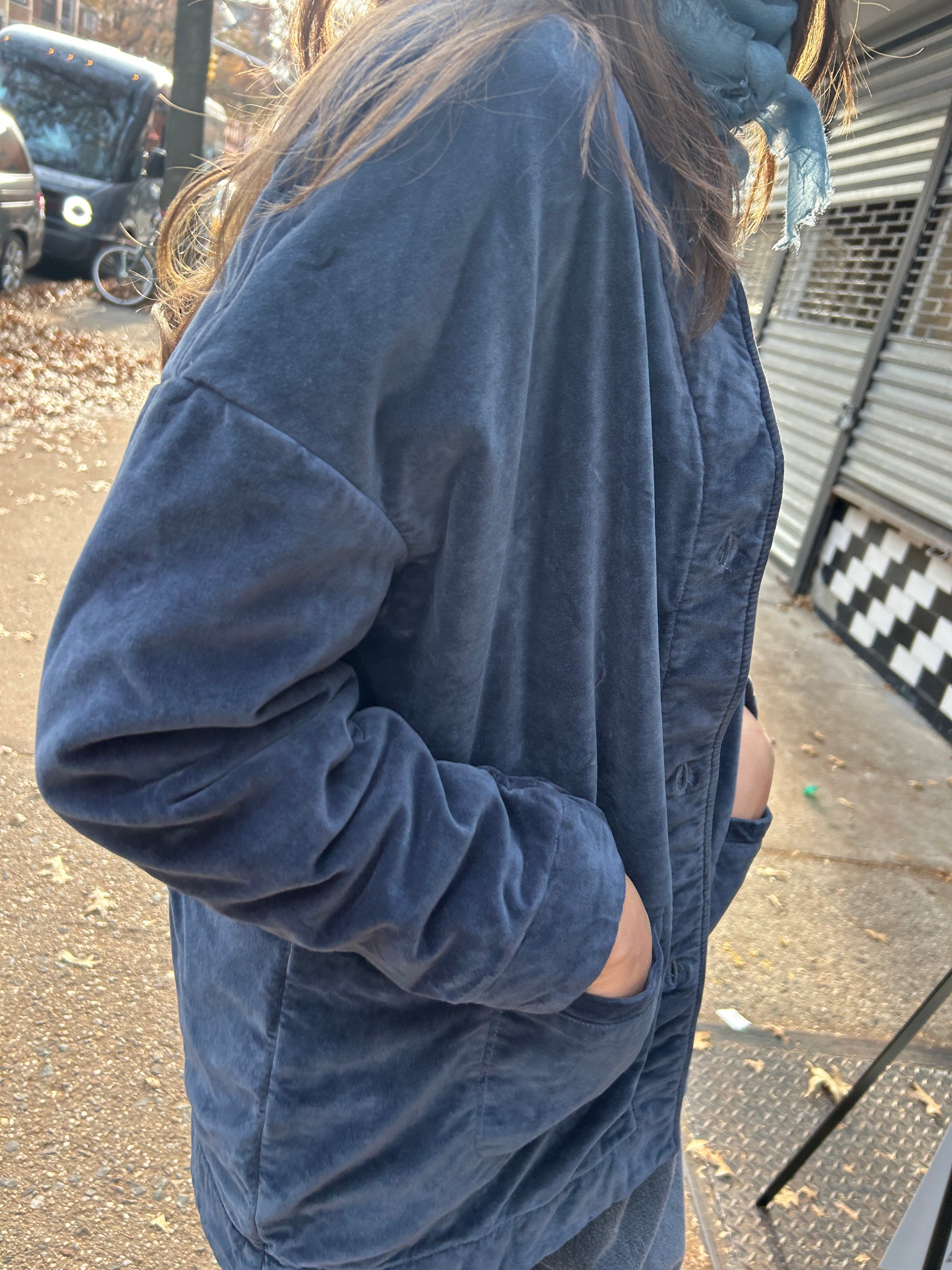 Velvet Soft Blazer in Atlantic