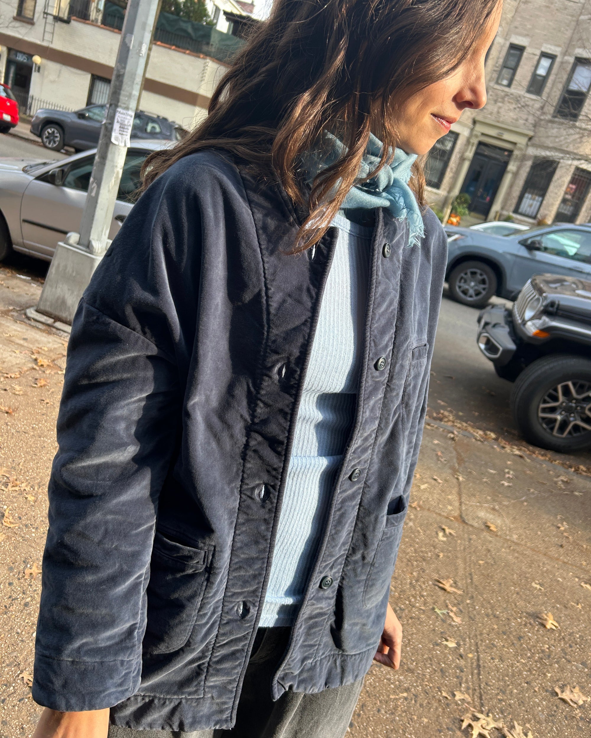 Velvet Soft Blazer in Atlantic