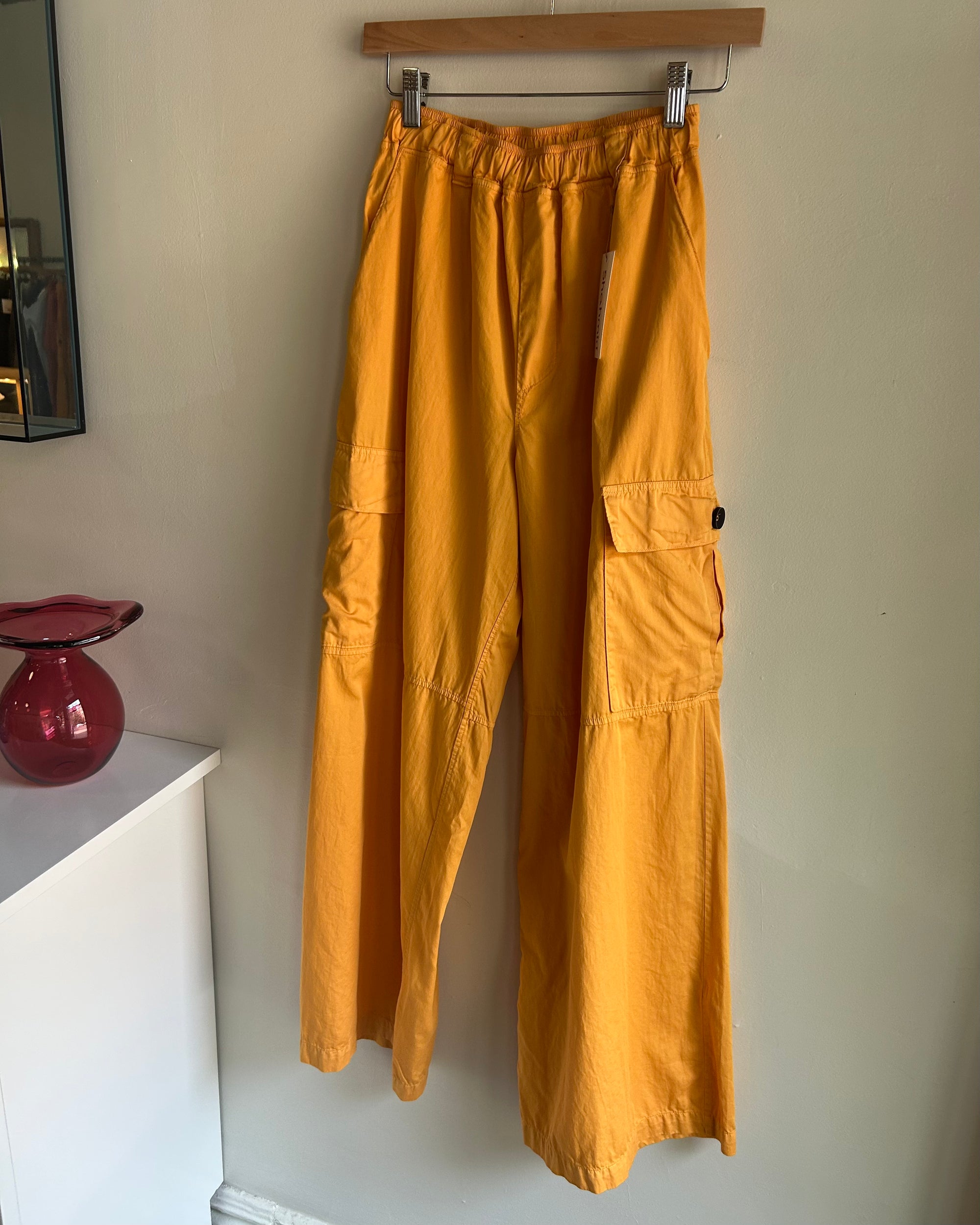 Wade Poplin Trouser in Marigold