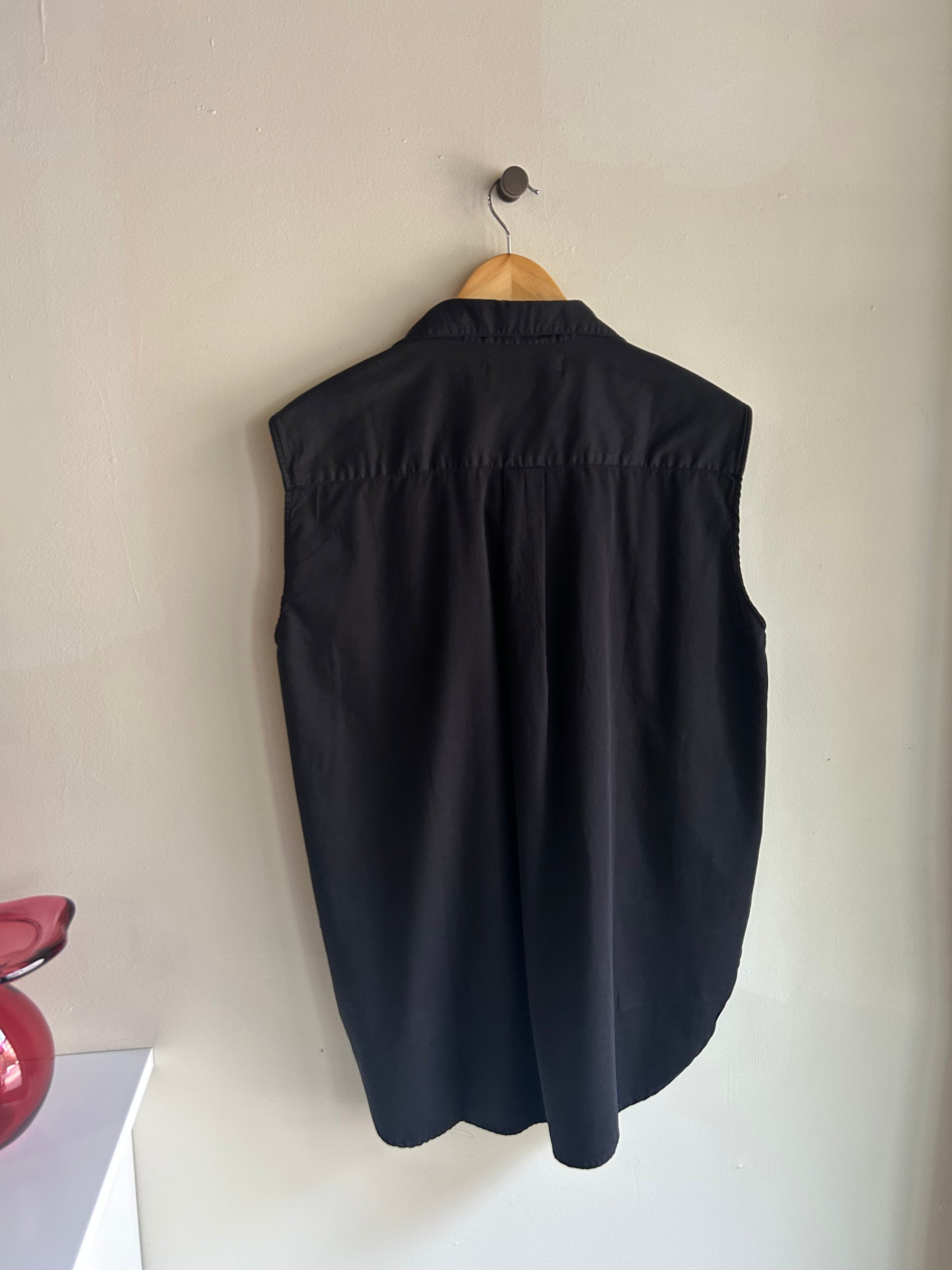 Diana Poplin Top in Black