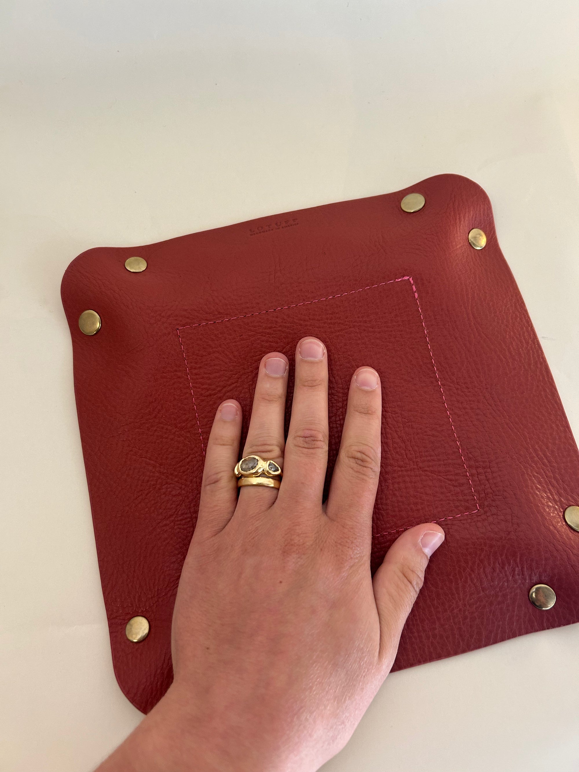 Leather Valet Tray