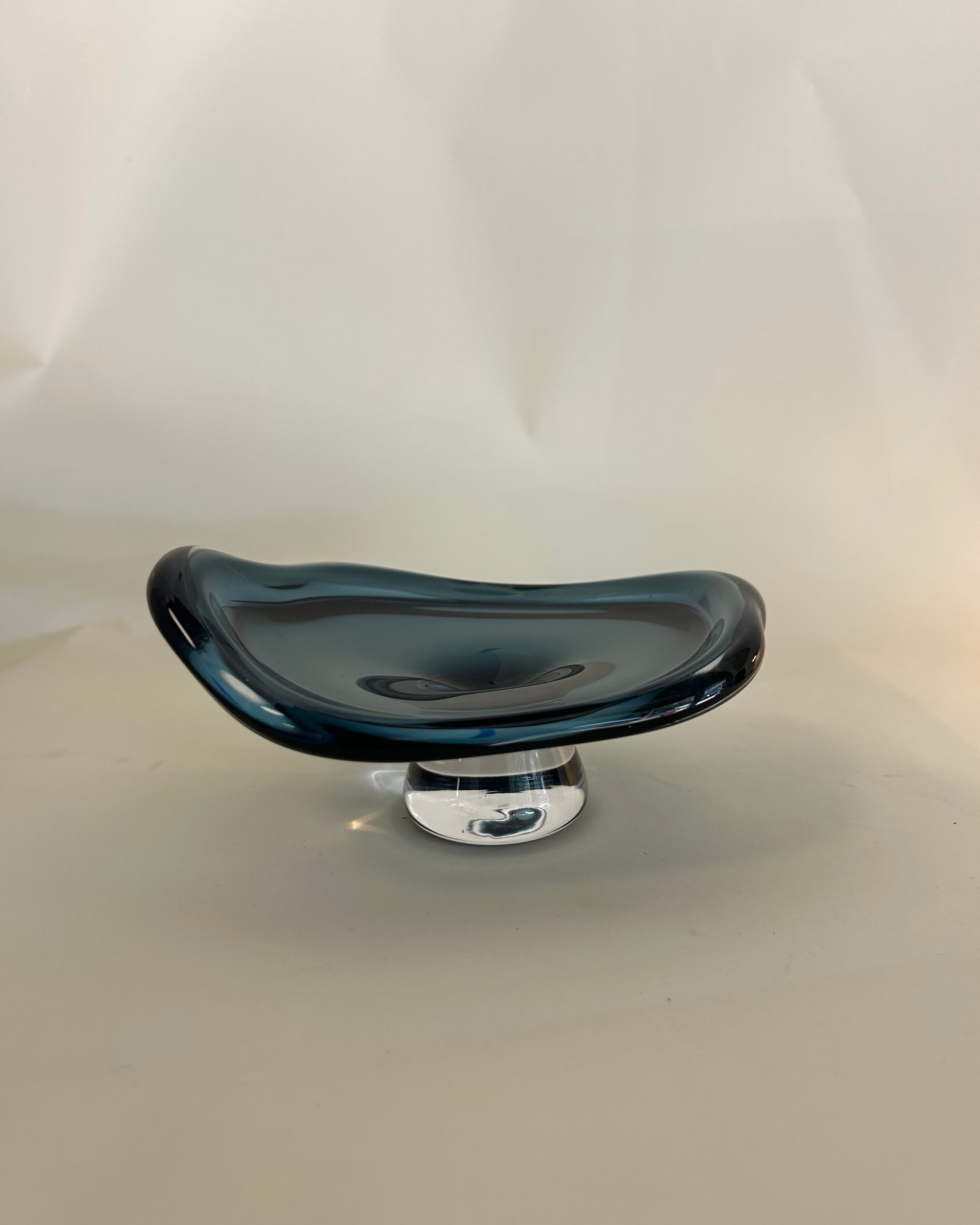 Mini Shizuku Platter in Steel Blue