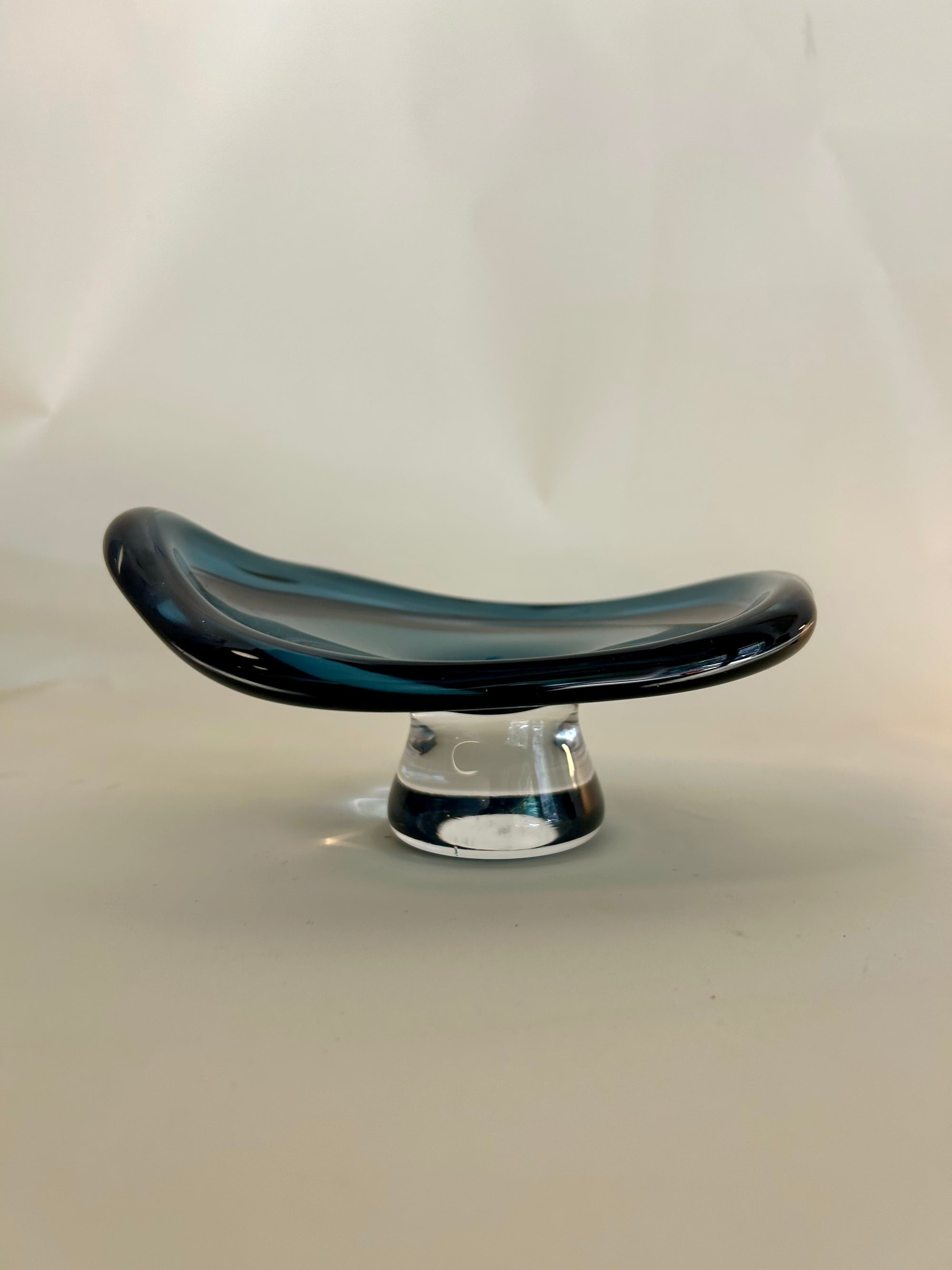 Mini Shizuku Platter in Steel Blue