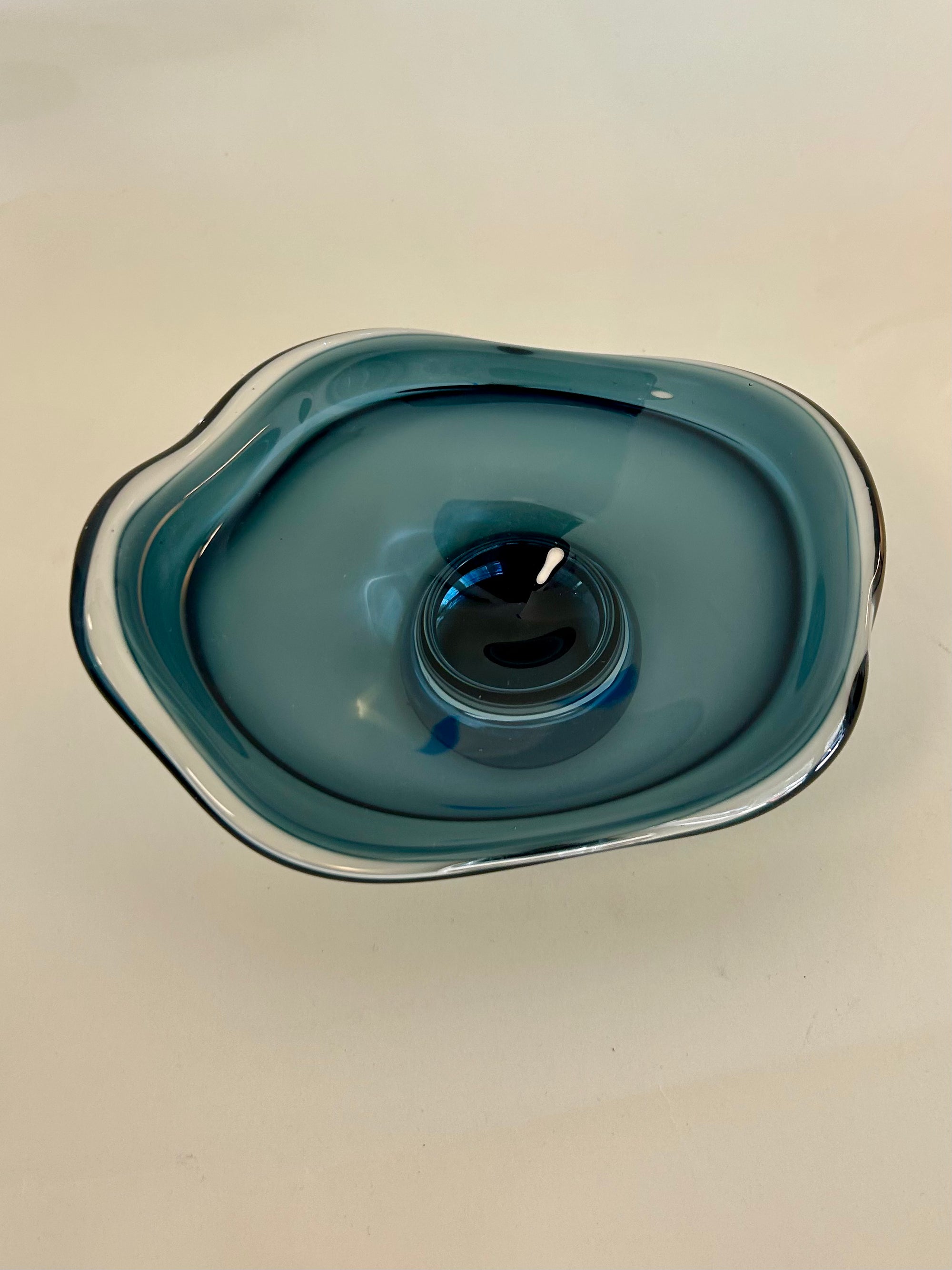 Mini Shizuku Platter in Steel Blue