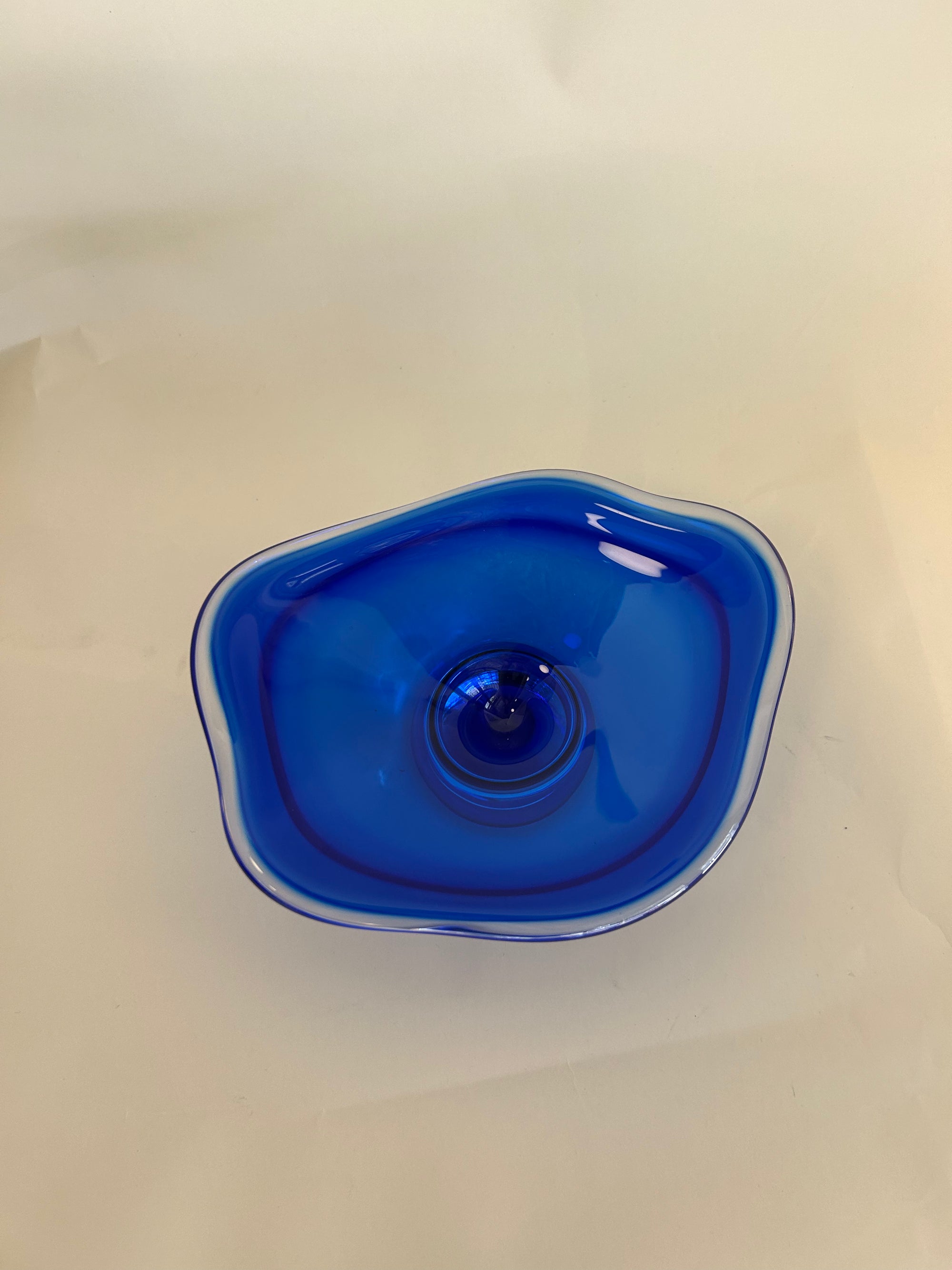 Mini Shizuku Platter in Cerulean