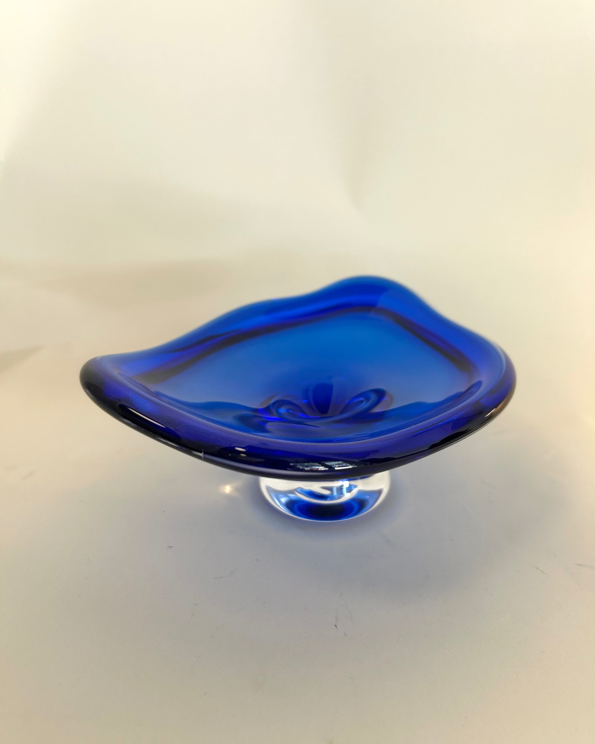 Mini Shizuku Platter in Cerulean