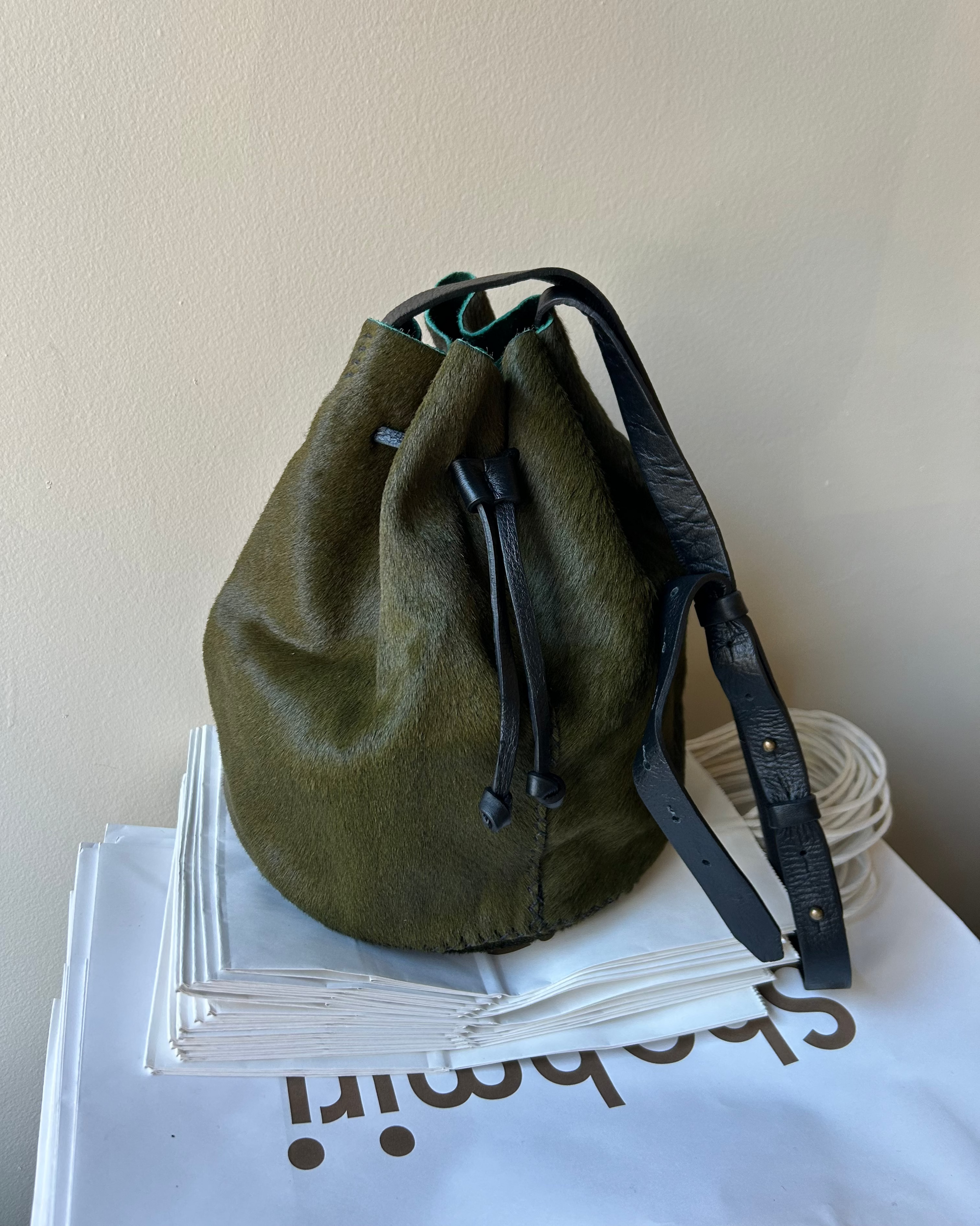 Chelsea Bag in Moss Hide
