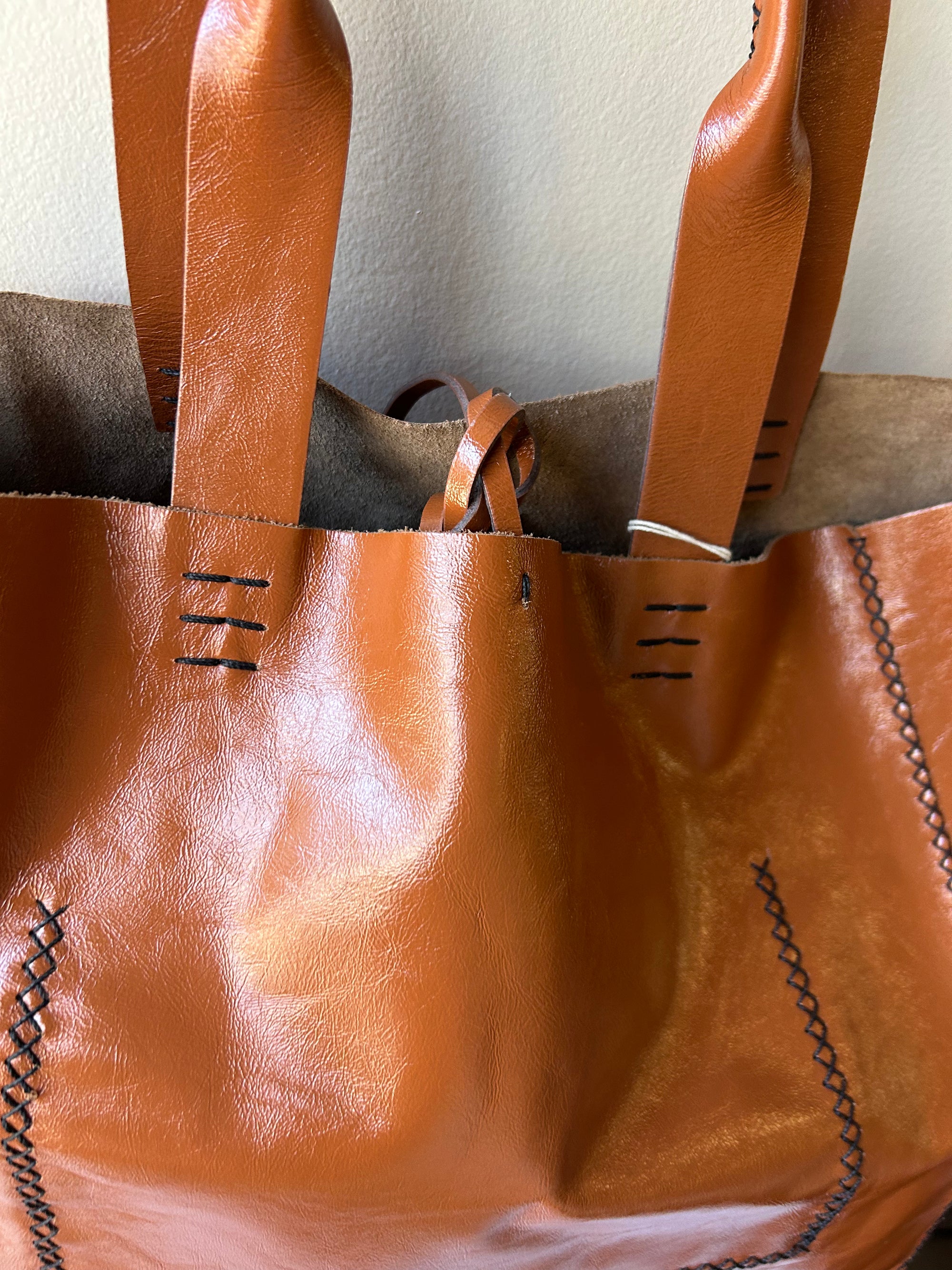 Ipanema Tote in Caramel Leather