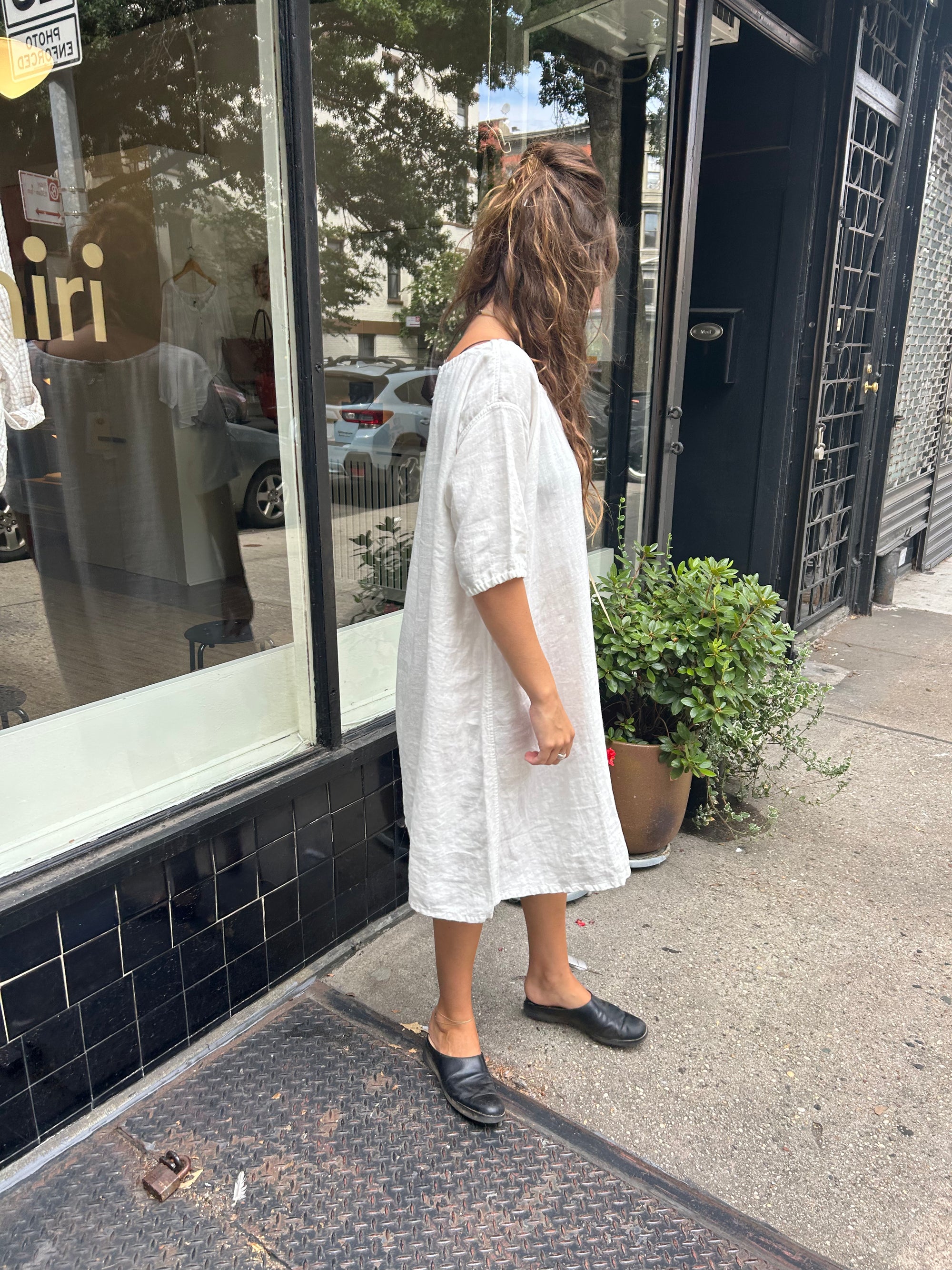 French Linen Dress