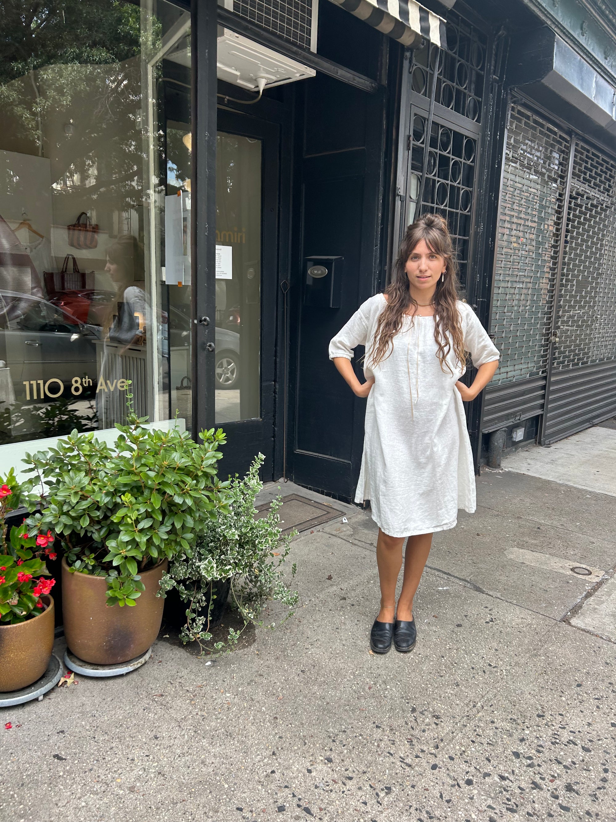 French Linen Dress