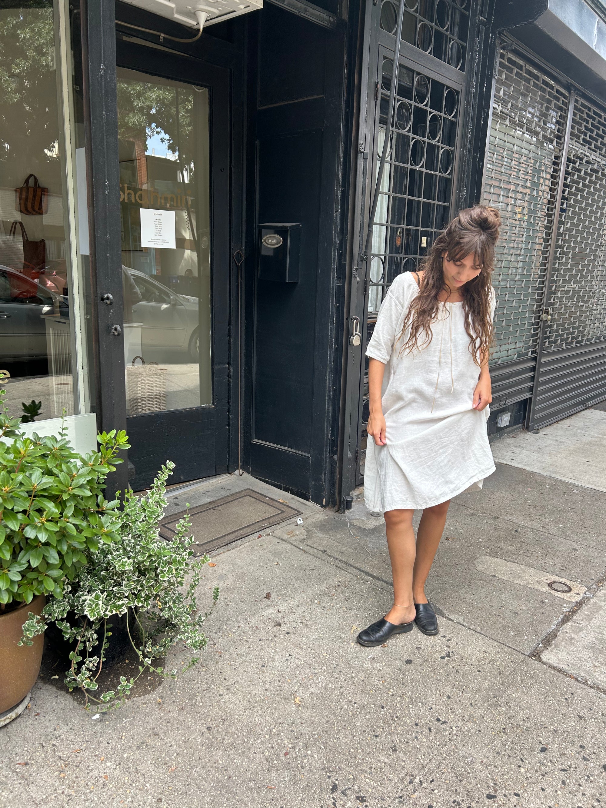 French Linen Dress