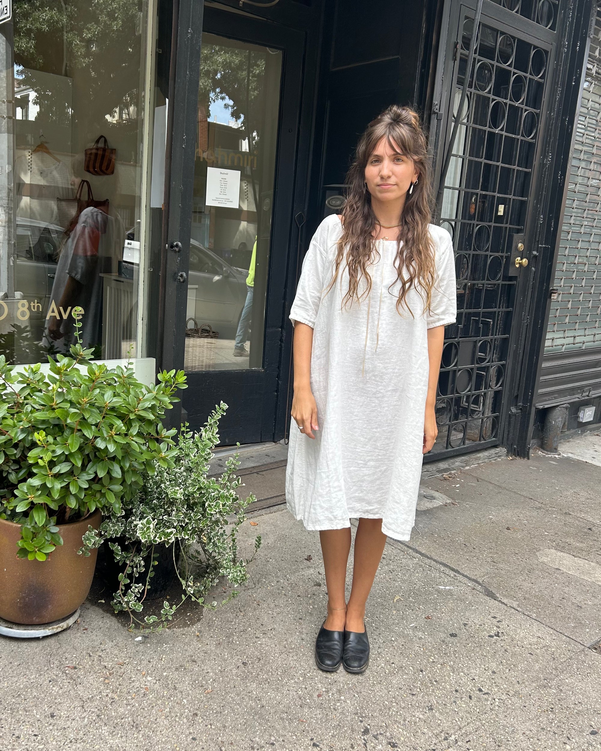 French Linen Dress