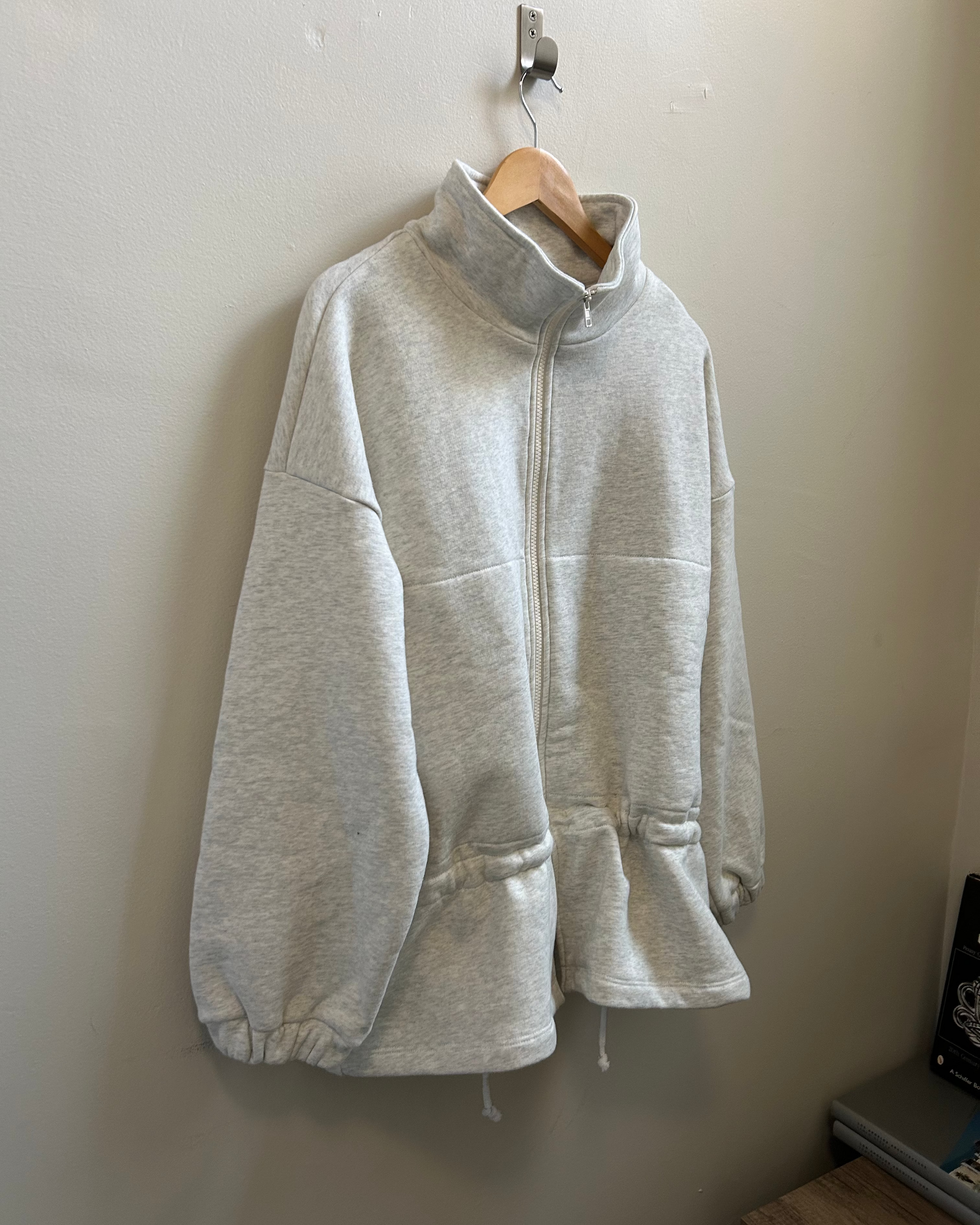 Fleece City Jacket in Ash Grey