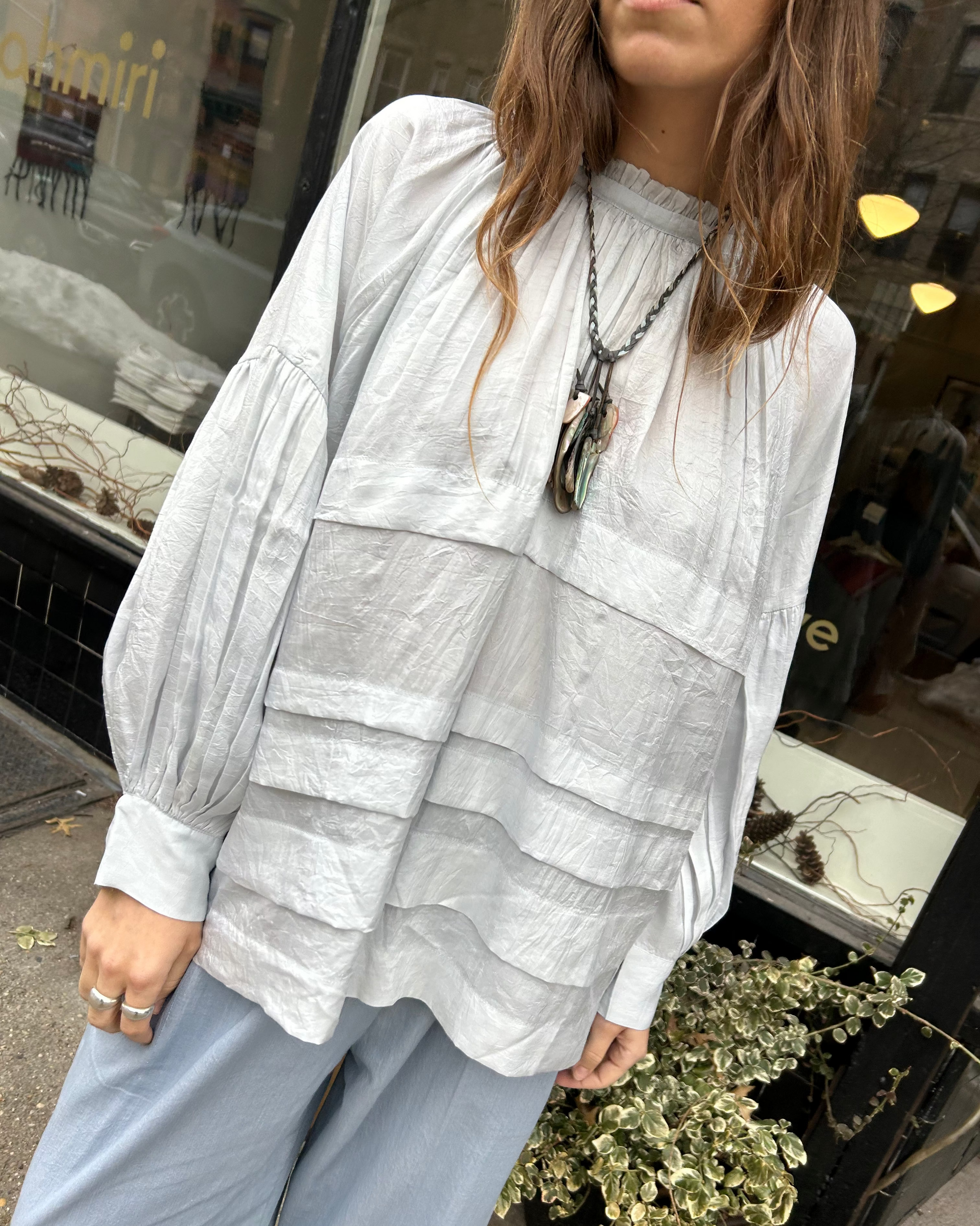 Astrid Top in Sky Blue