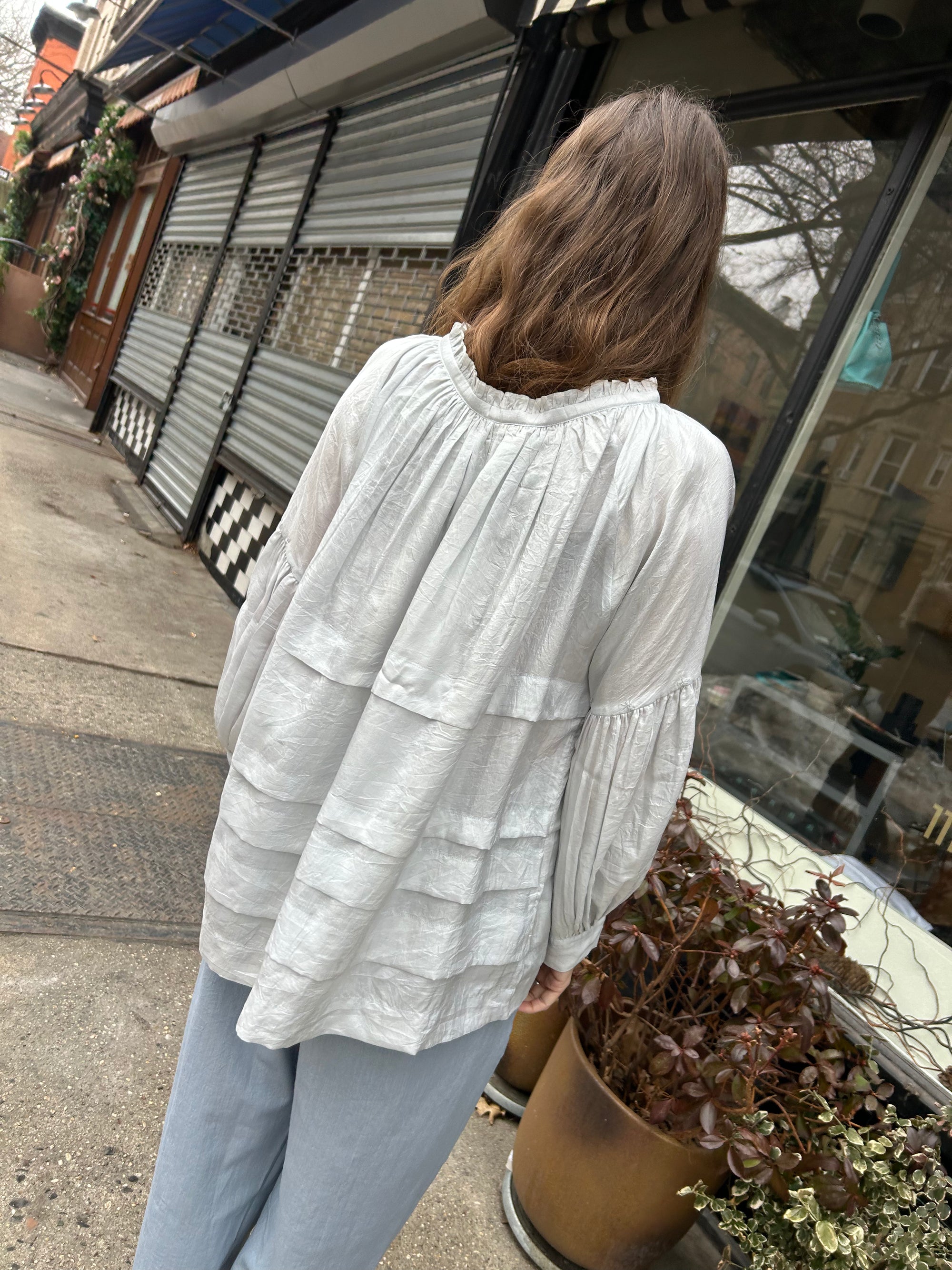 Astrid Top in Sky Blue