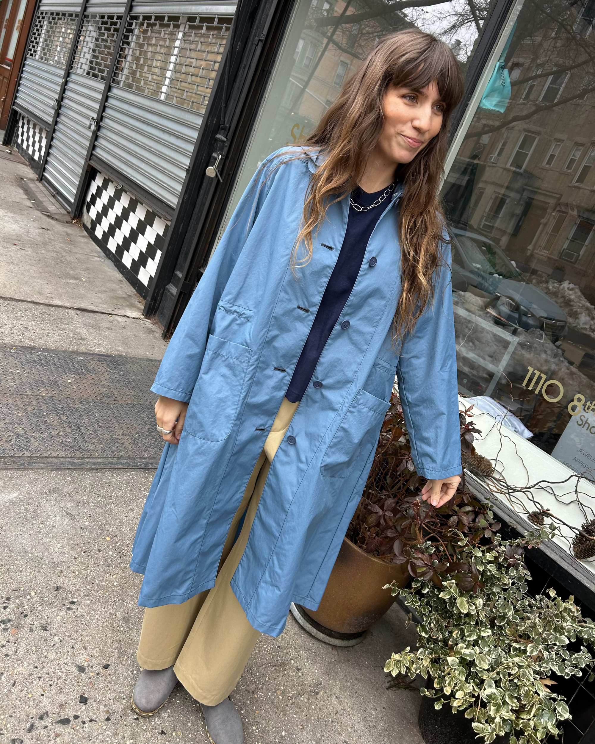 Cherbourg Coat in Blue