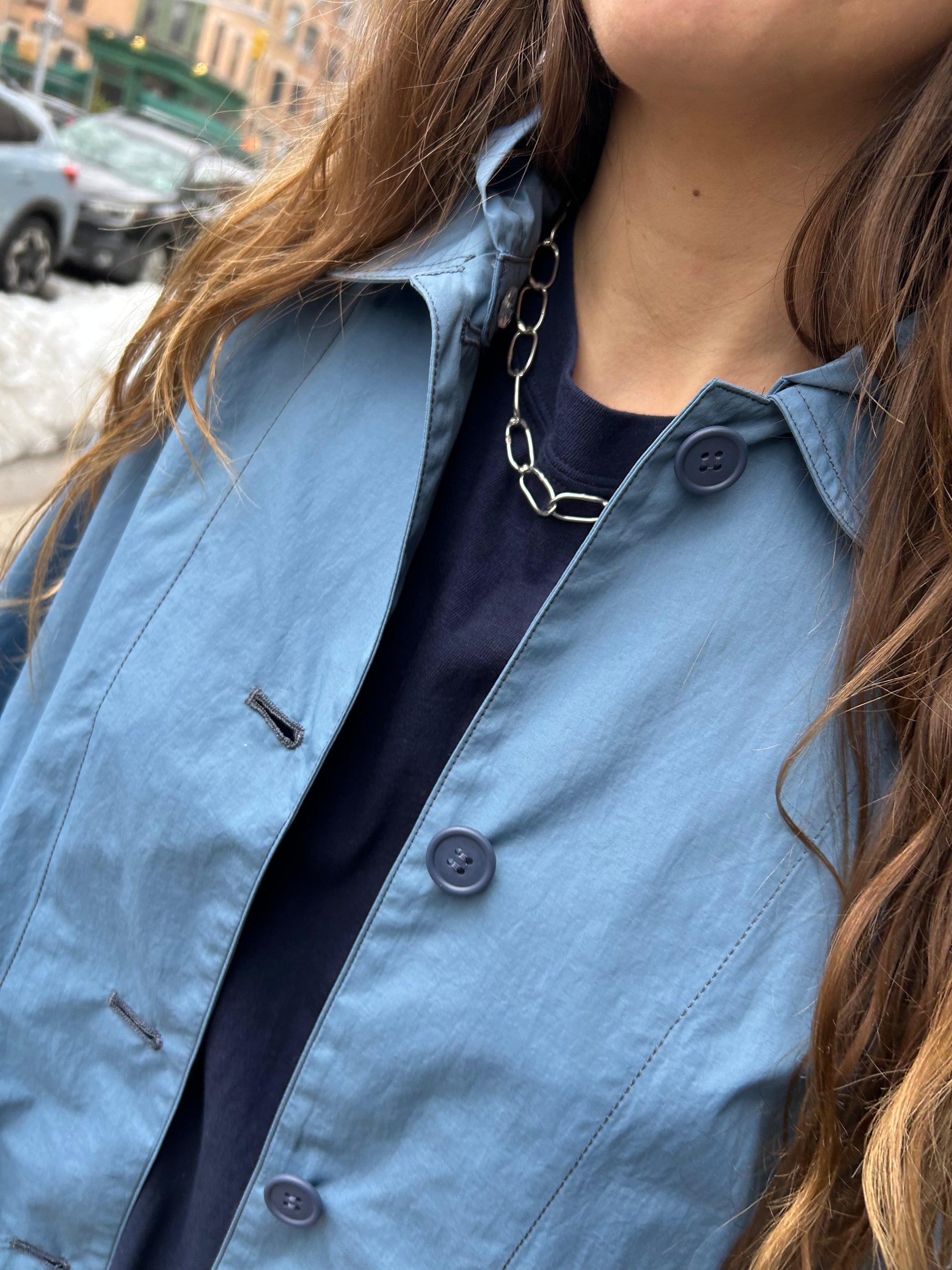 Cherbourg Coat in Blue