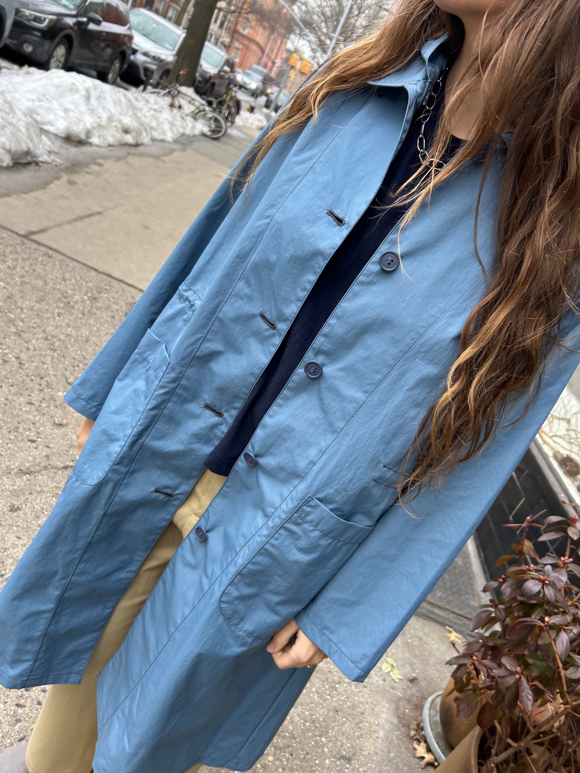 Cherbourg Coat in Blue