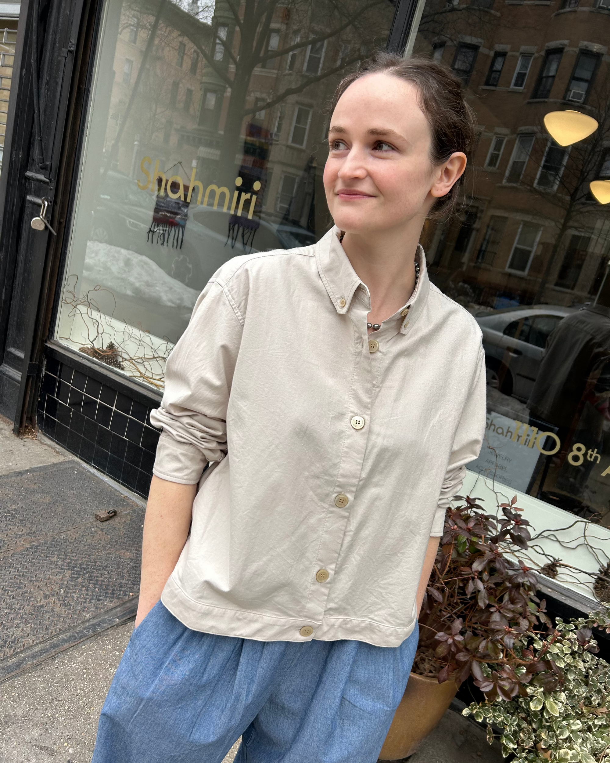 Diner Shirt in Beige