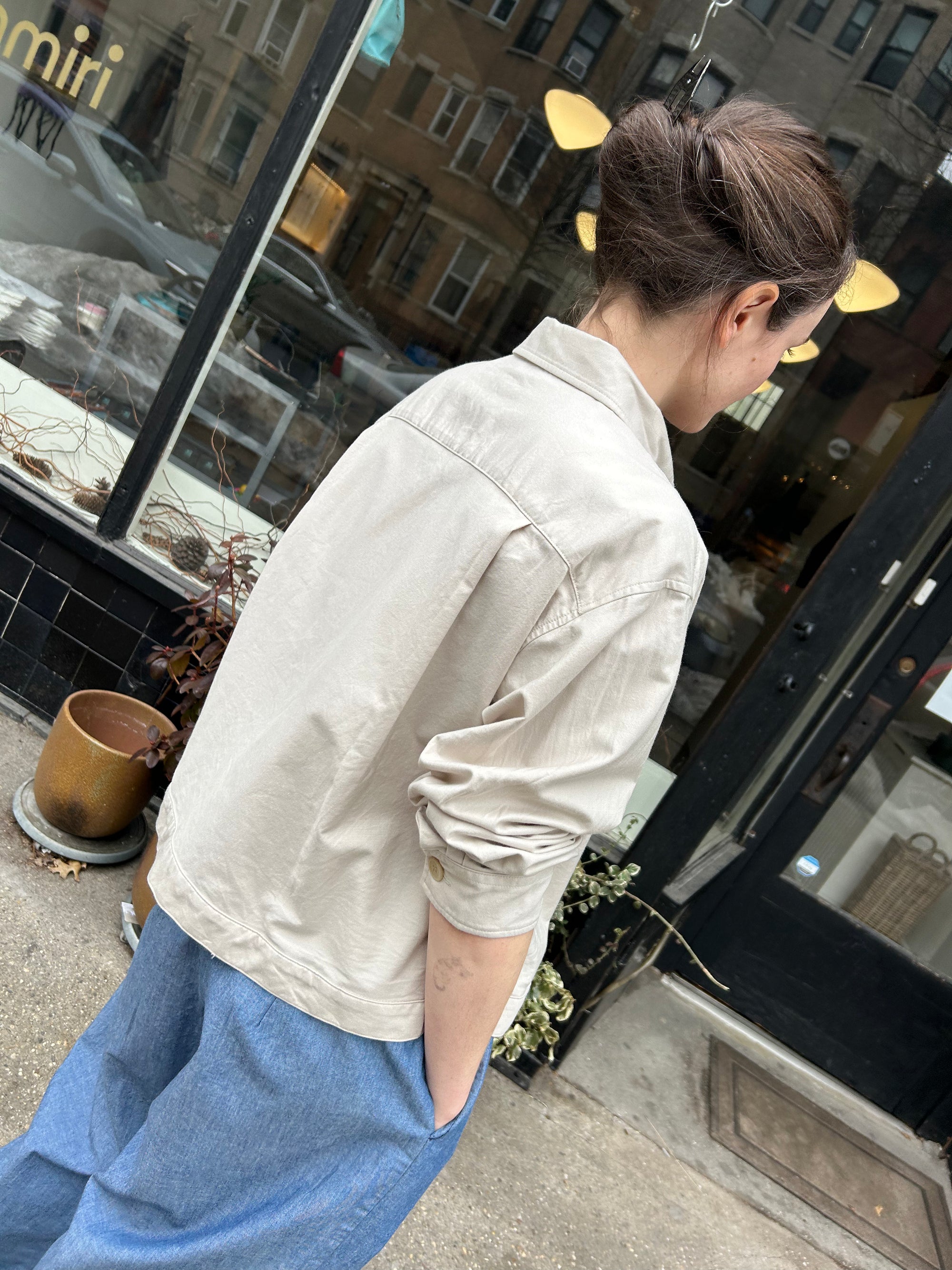 Diner Shirt in Beige