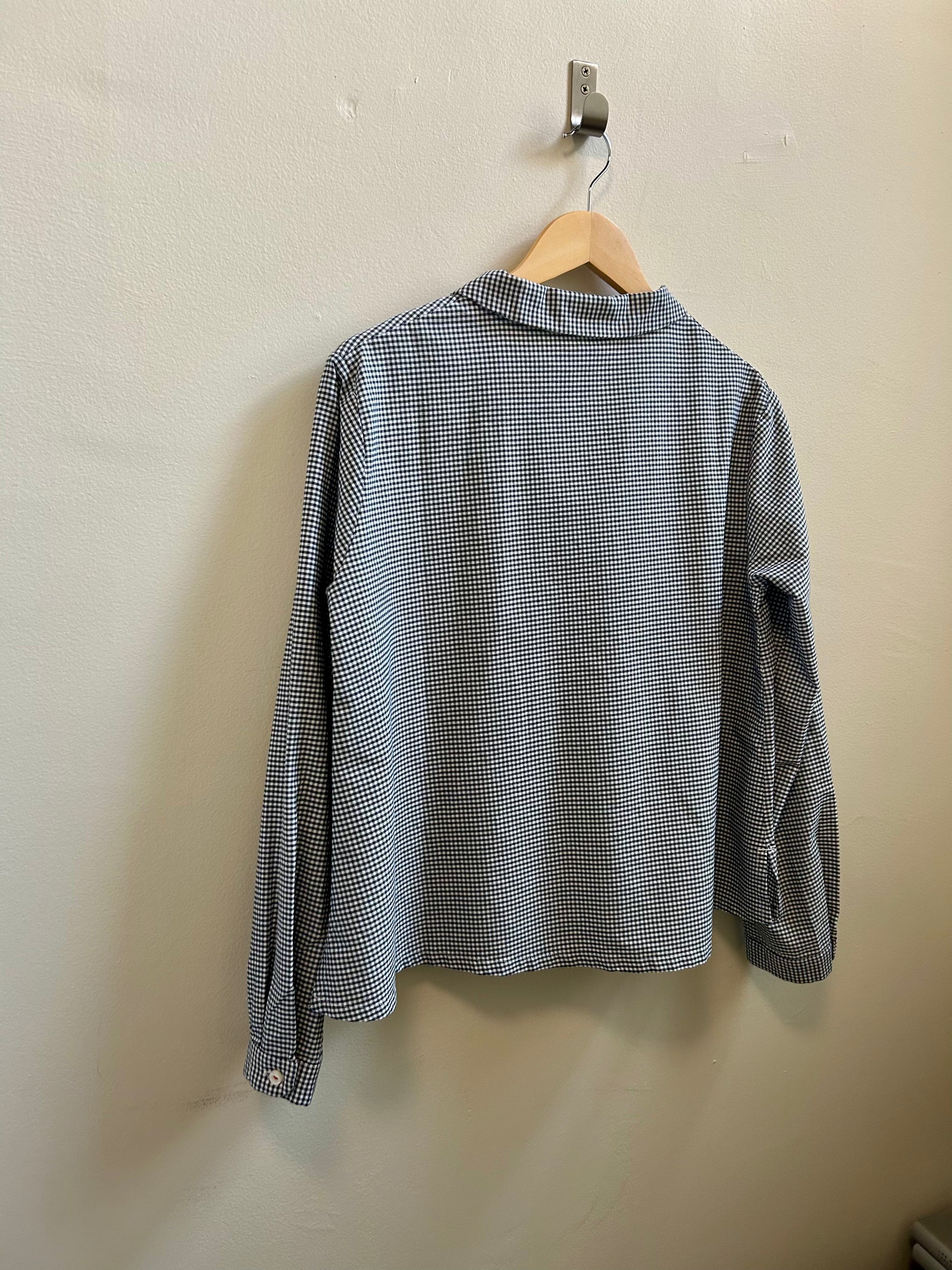 Type 142 Oxford Undergrad Shirt in Black Check