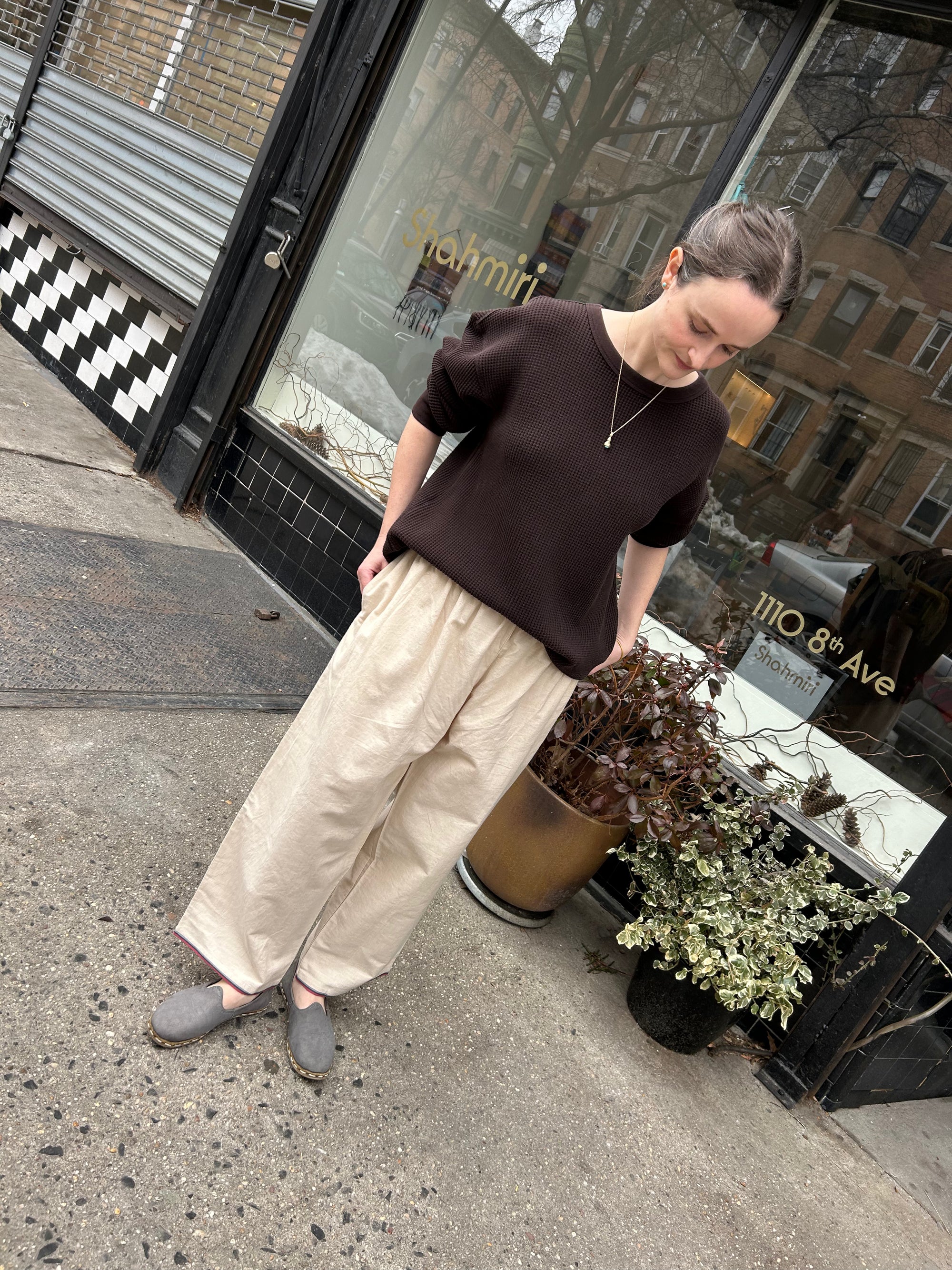 Edda Pants in Sand