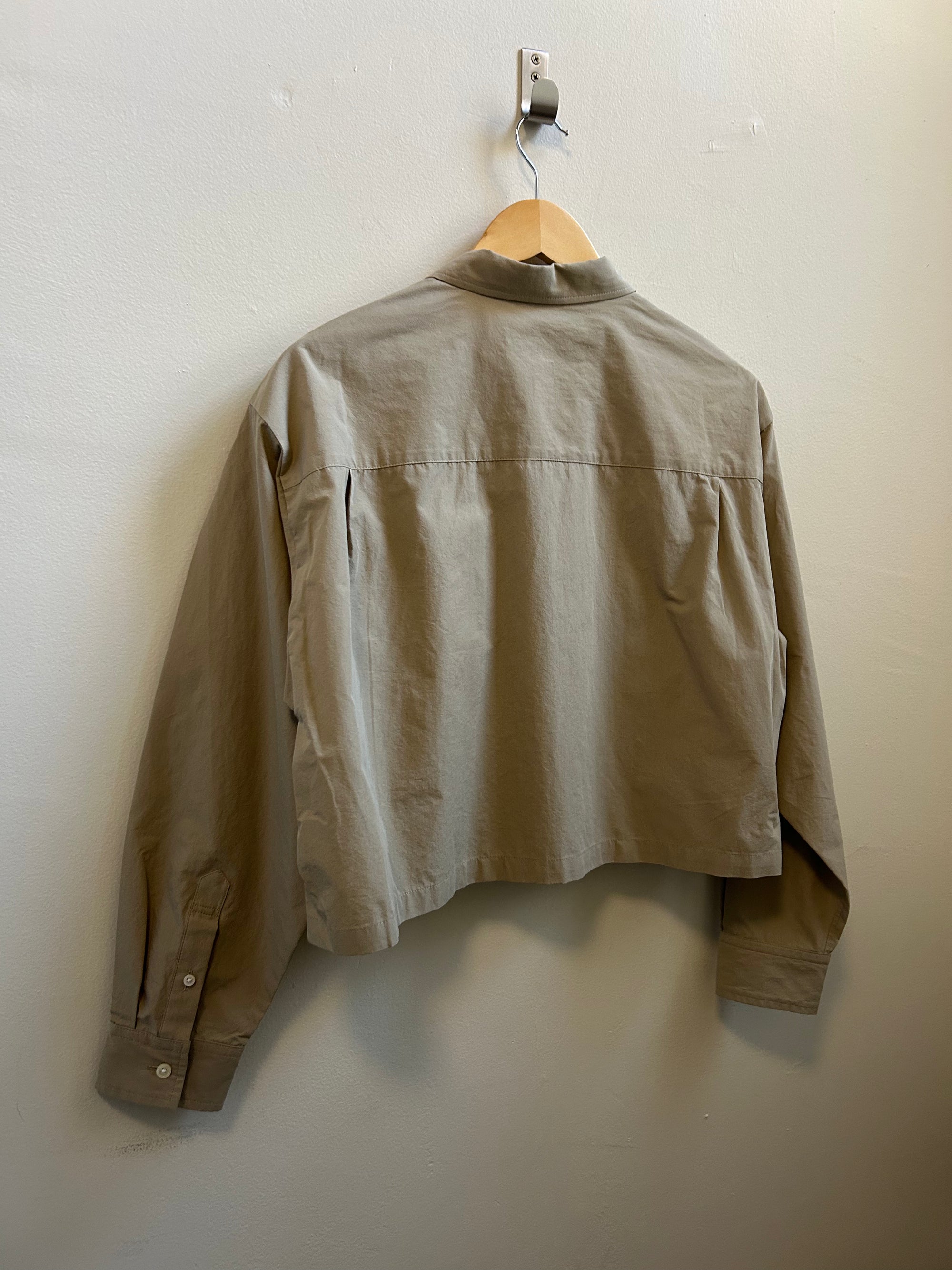Sara Woven Top in Beige