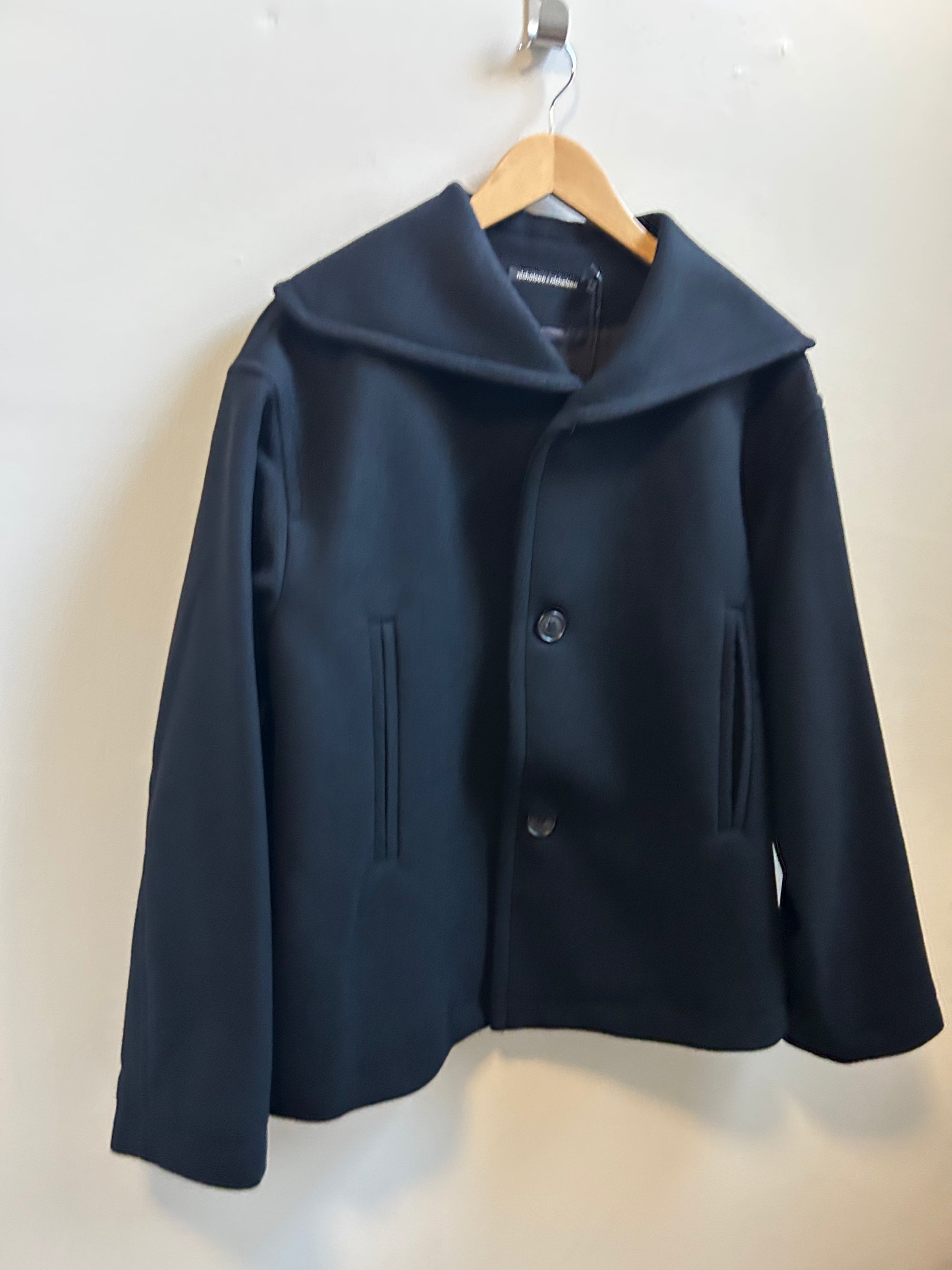 My Sailor Woven Coat in Black