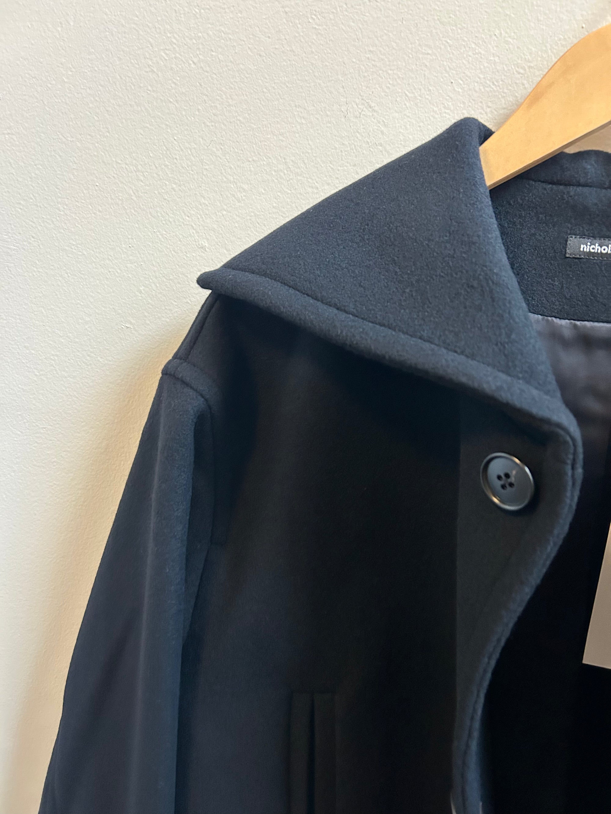 My Sailor Woven Coat in Black
