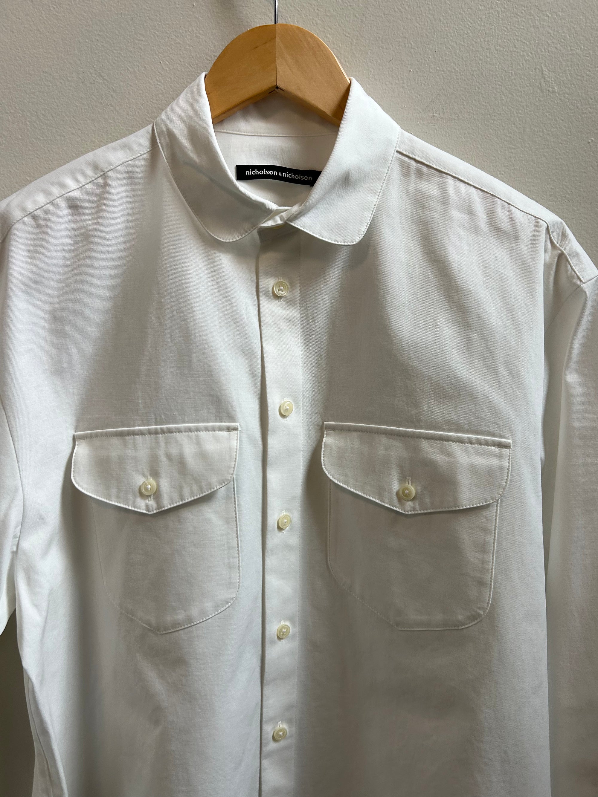 Ben Woven Top in White