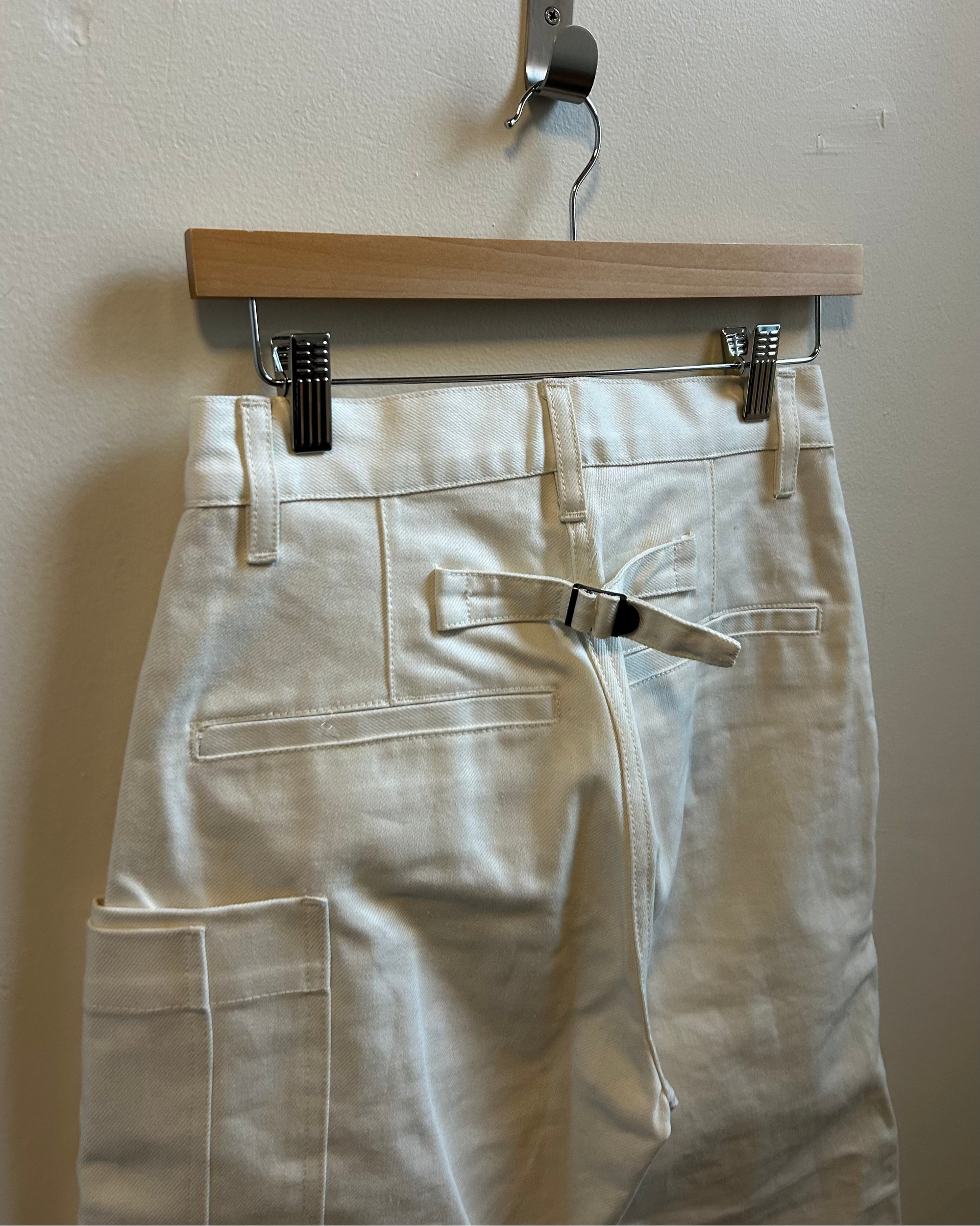 Japanese Denim in Chalk White