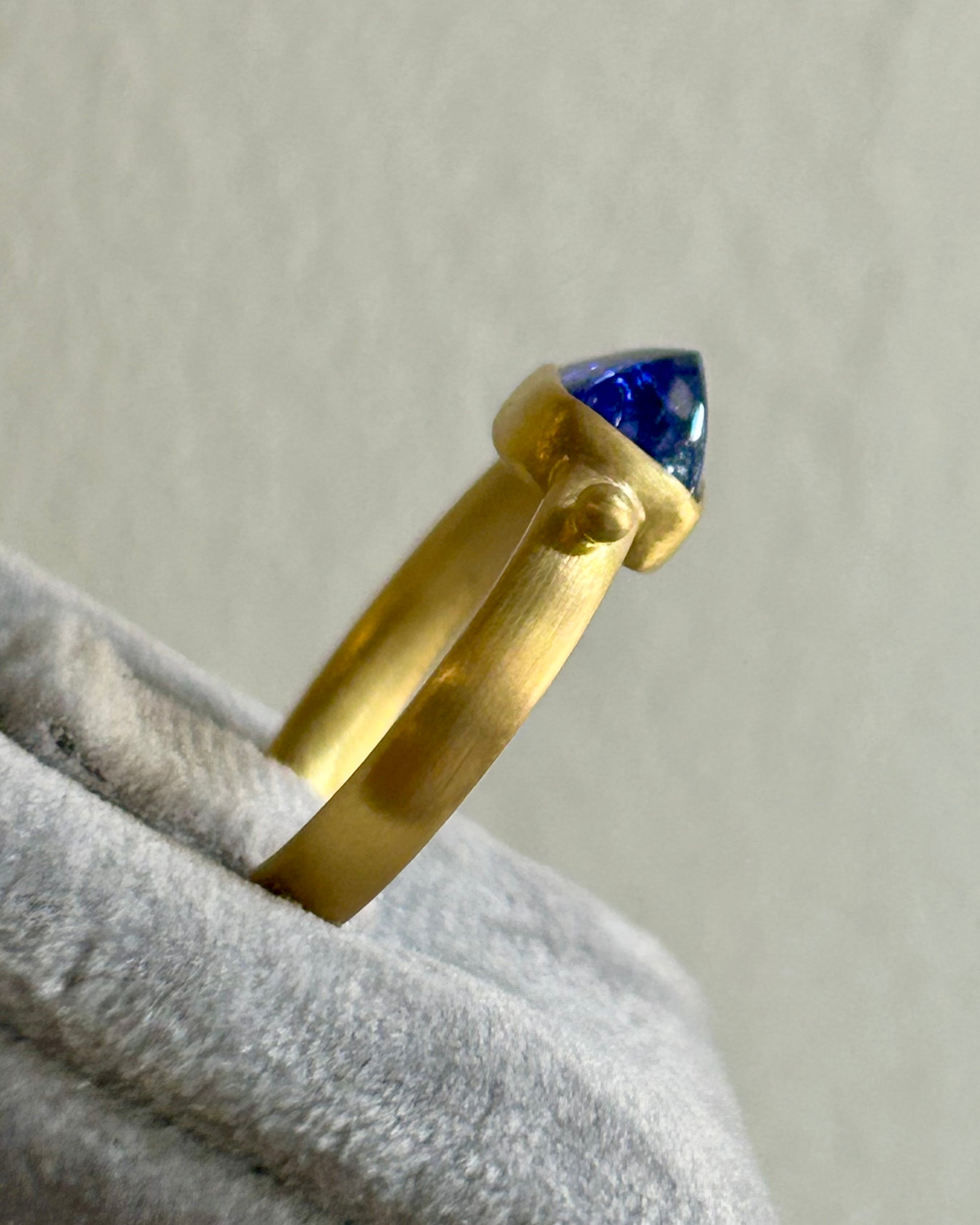 "Giza Too" Gold and Tanzanite Ring